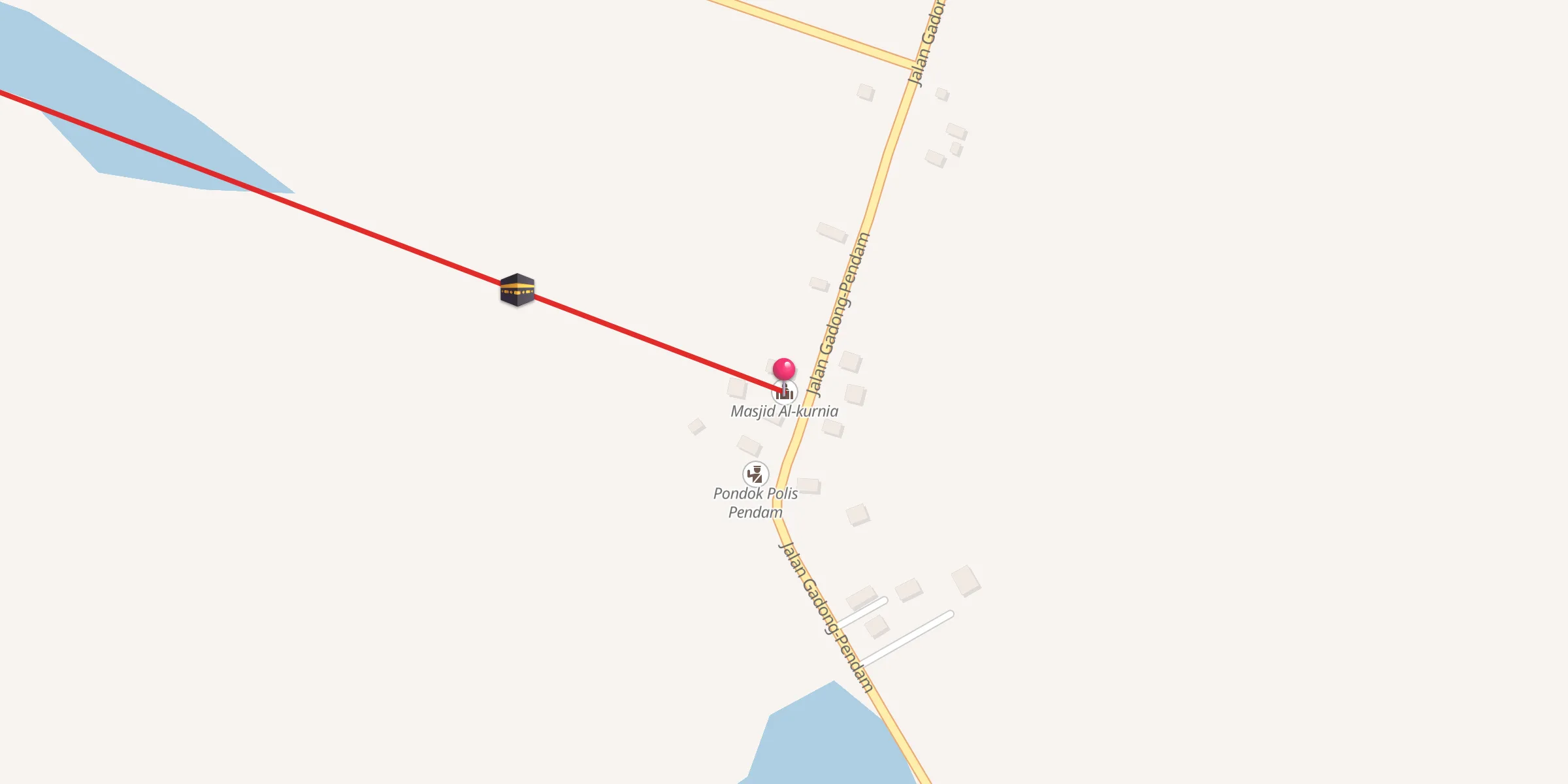 Carte de localisation : Masjid Al-kurnia