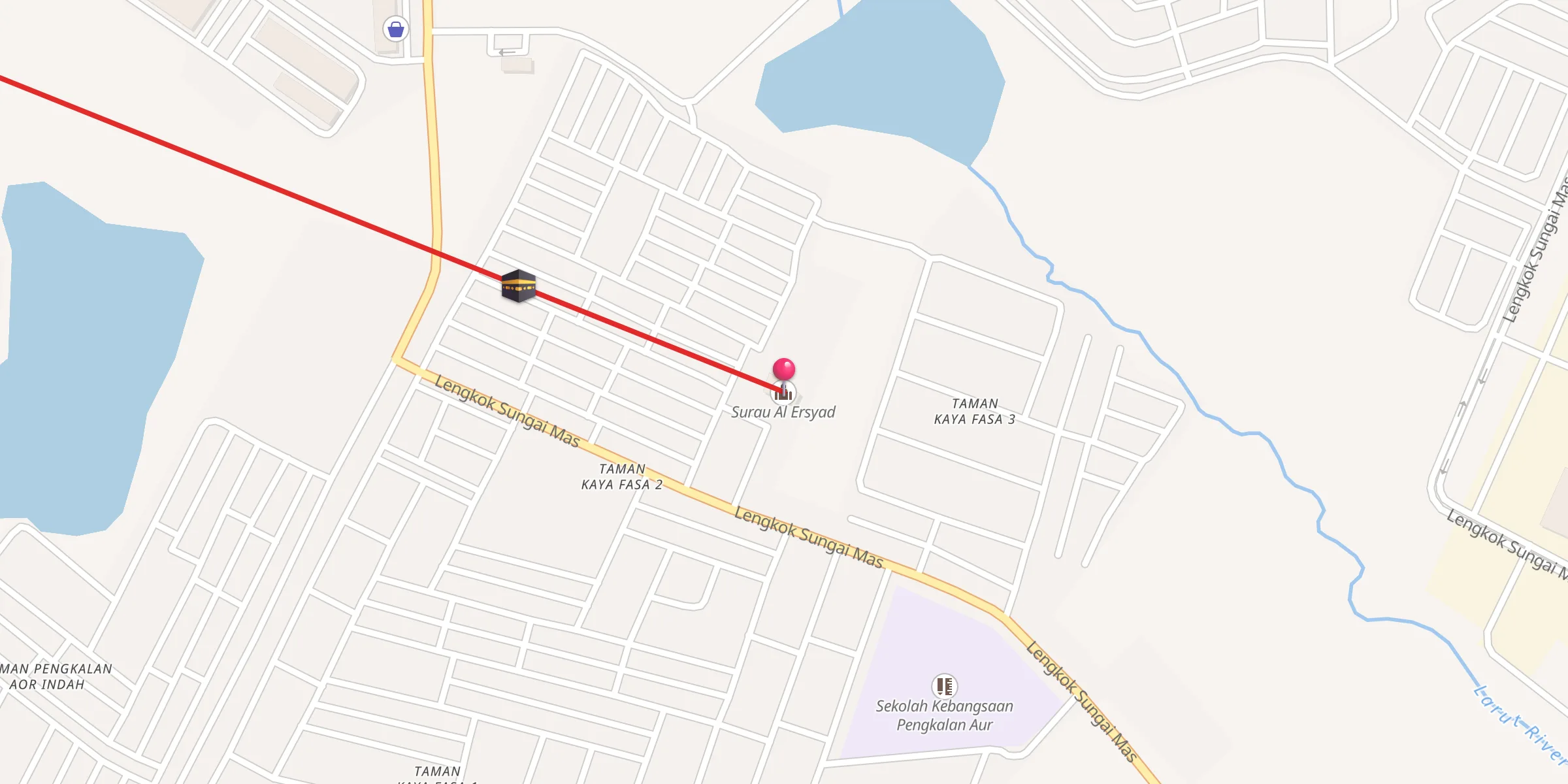 Carte de localisation : Surau Al Ersyad