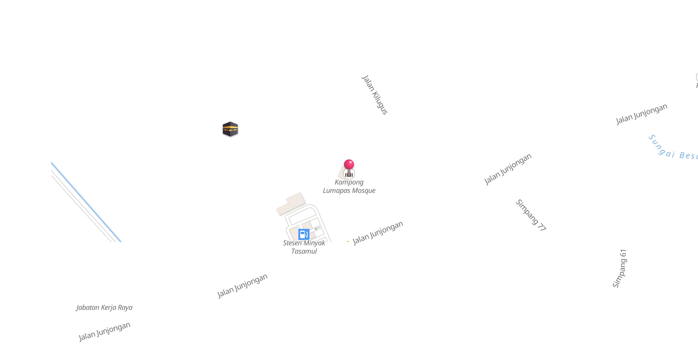 Carte de localisation : Masjid Kampong Lumapas