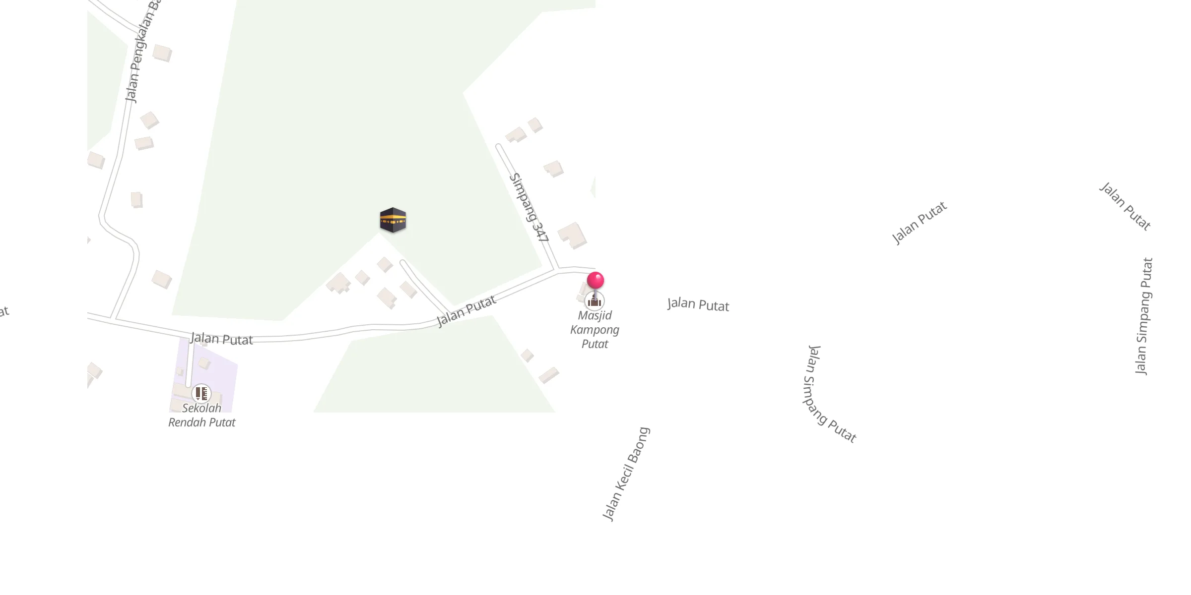 Carte de localisation : Masjid Kampong Putat