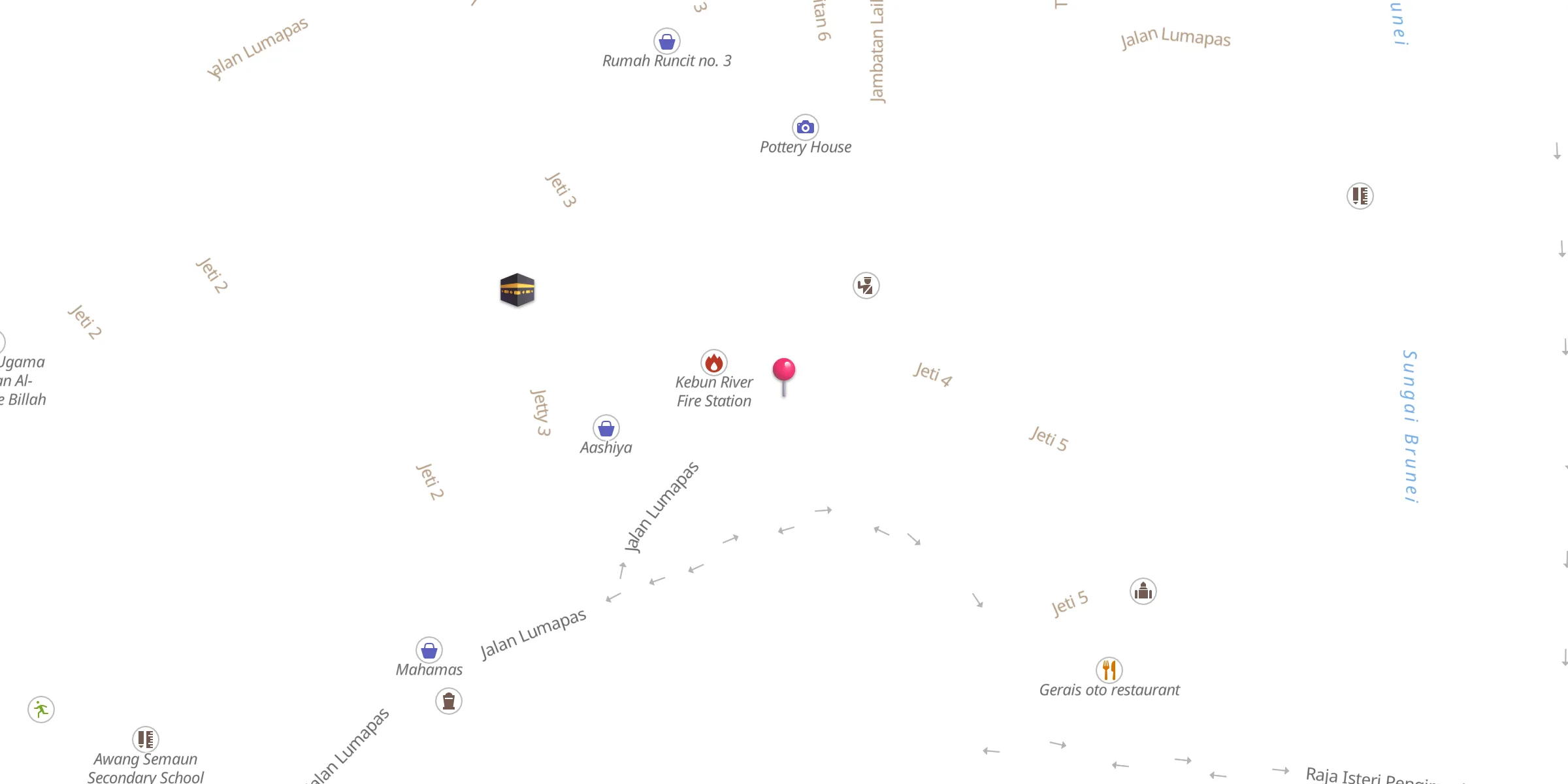 Carte de localisation : Masjid Al-Muhtadee Billah