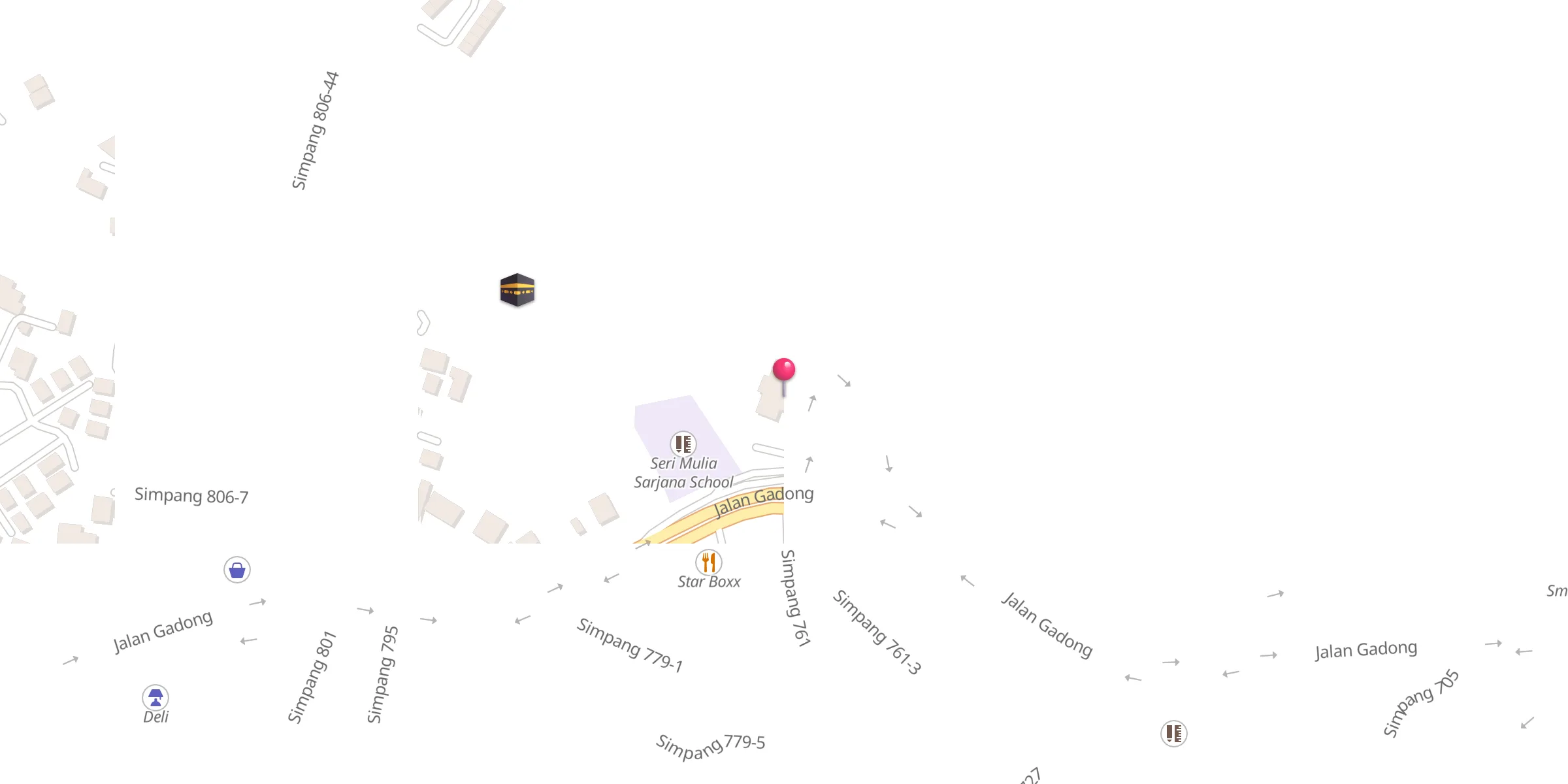 Carte de localisation : Masjid Jubli Perak Sultan Haji Hassanal Bolkiah