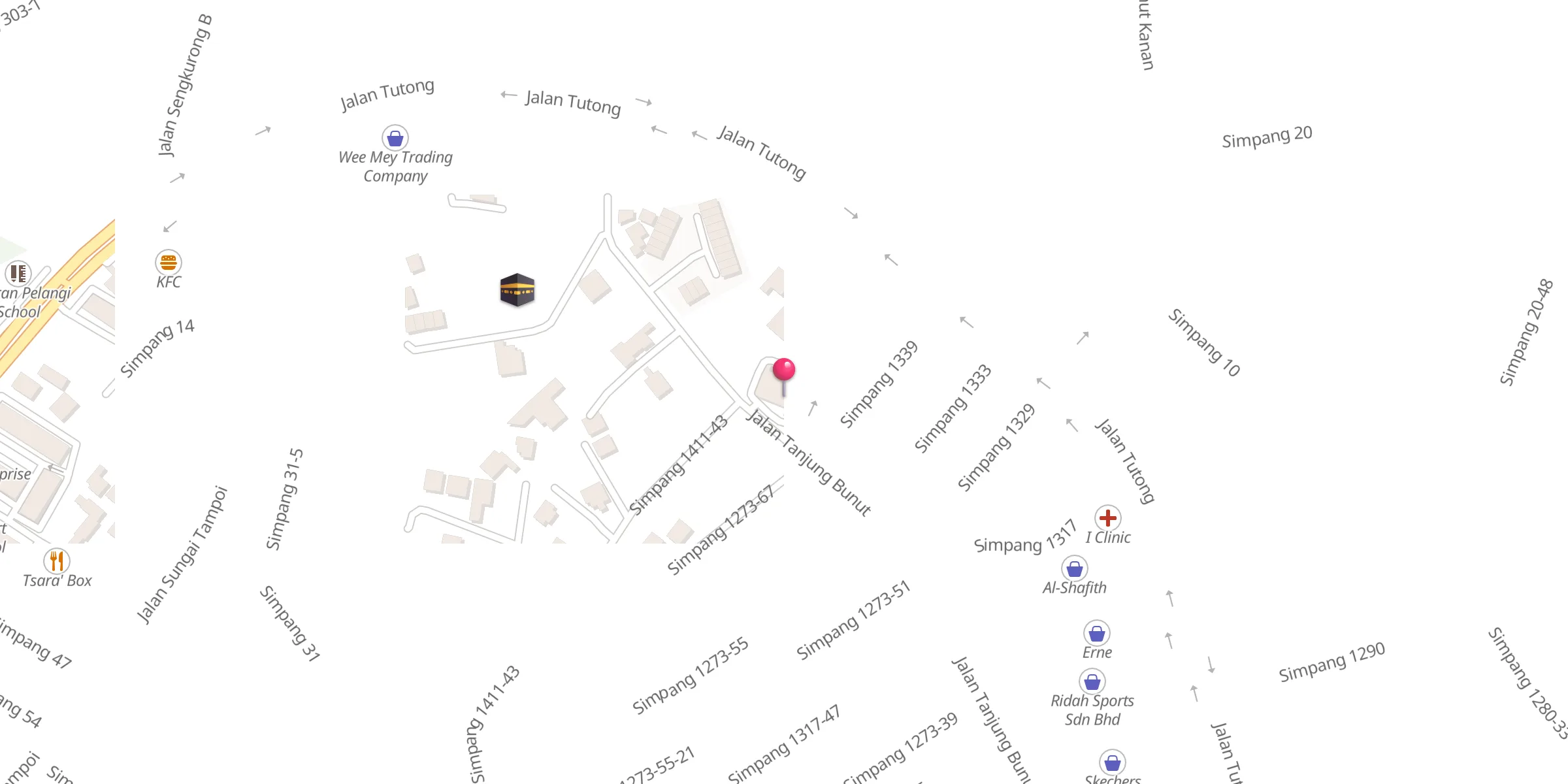Carte de localisation : Masjid Ar-Rahman