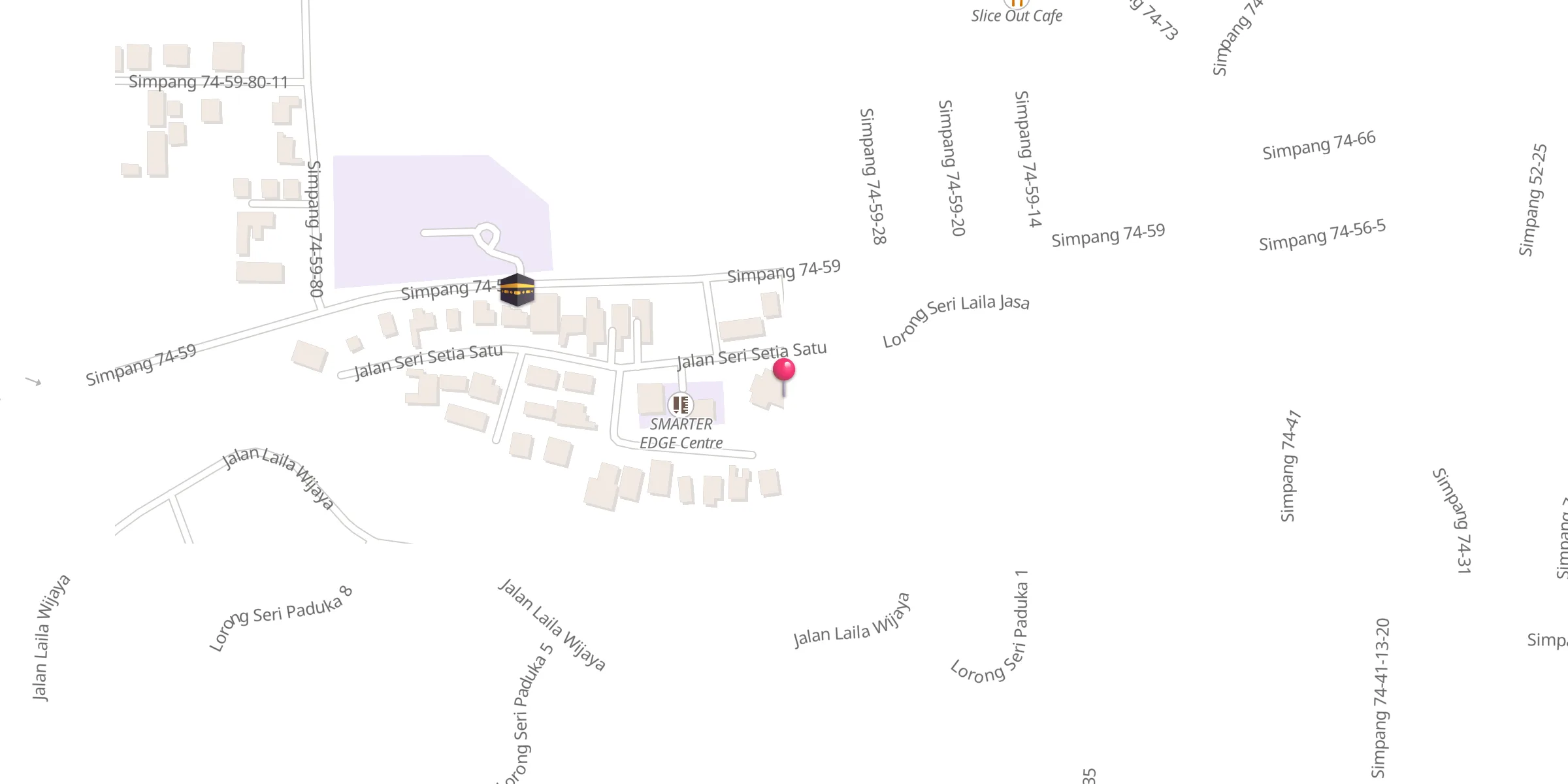 Carte de localisation : Masjid Kampong Perpindahan Mata-Mata