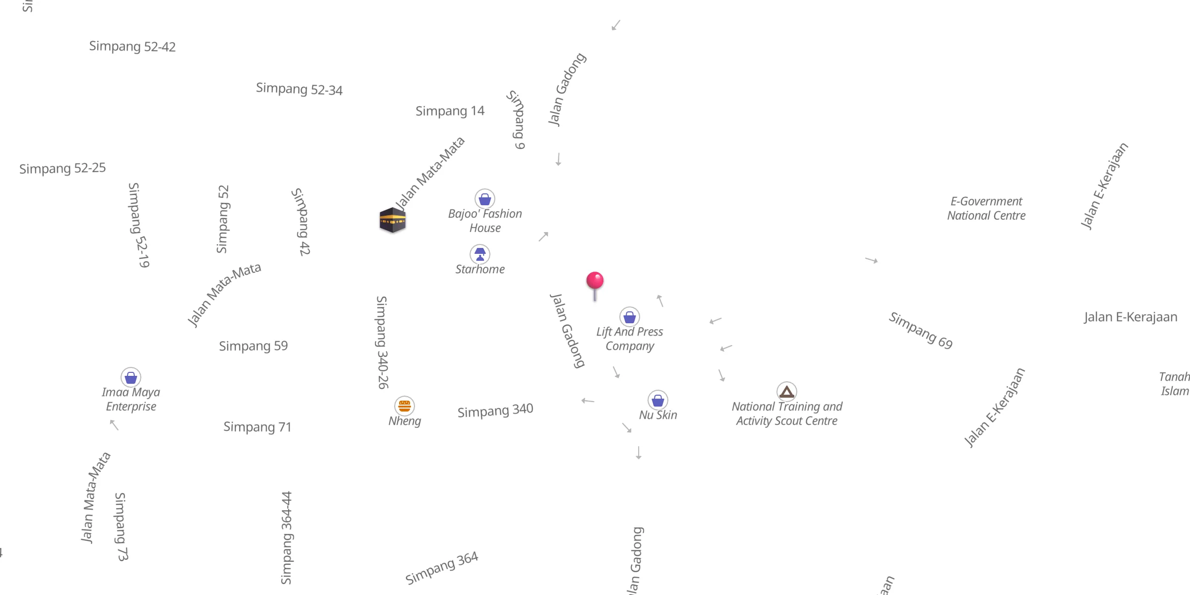 Carte de localisation : Balai Ibadat Persekutuan Pengakap