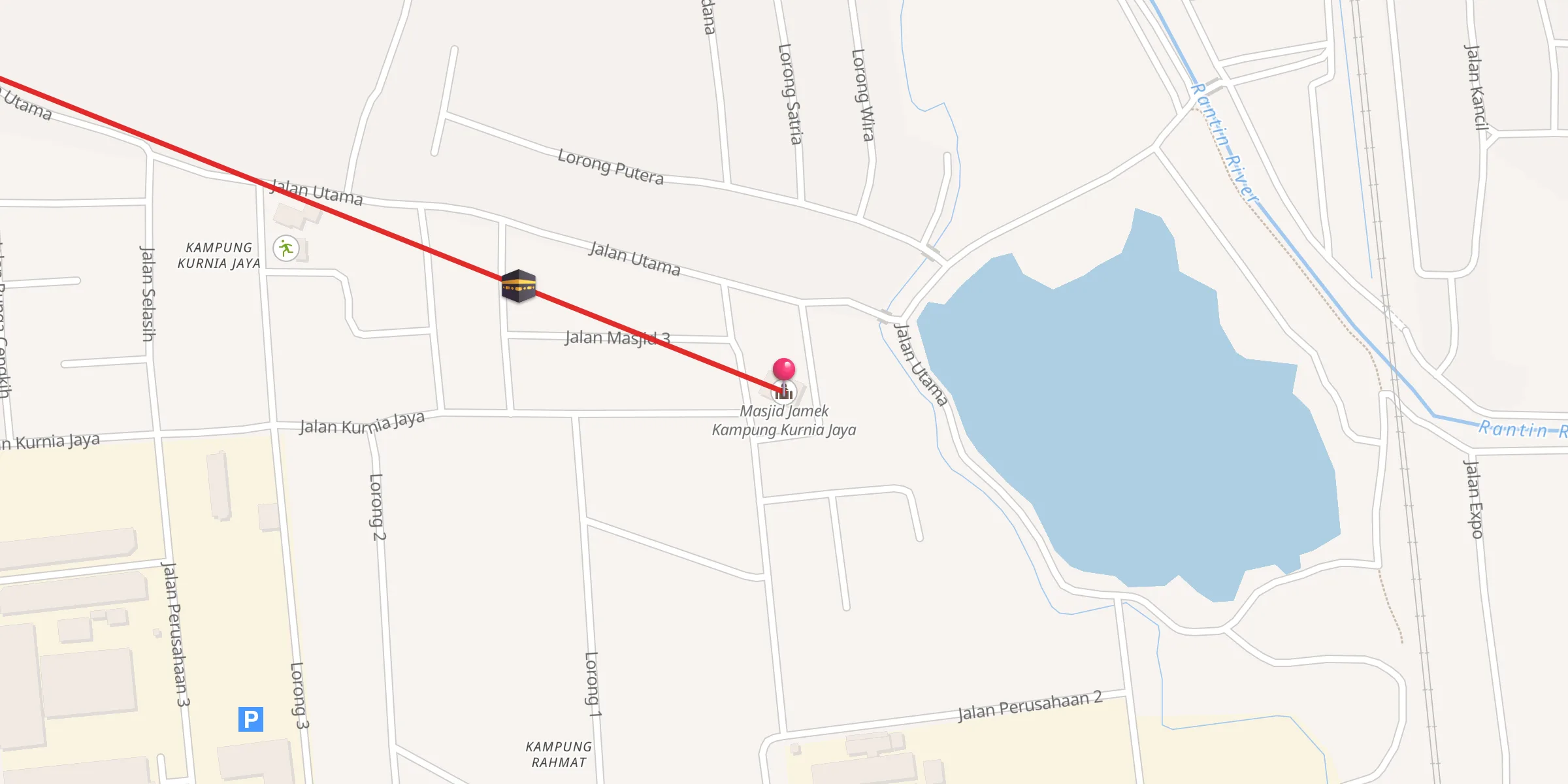 Carte de localisation : Masjid Jamek Kampung Kurnia Jaya