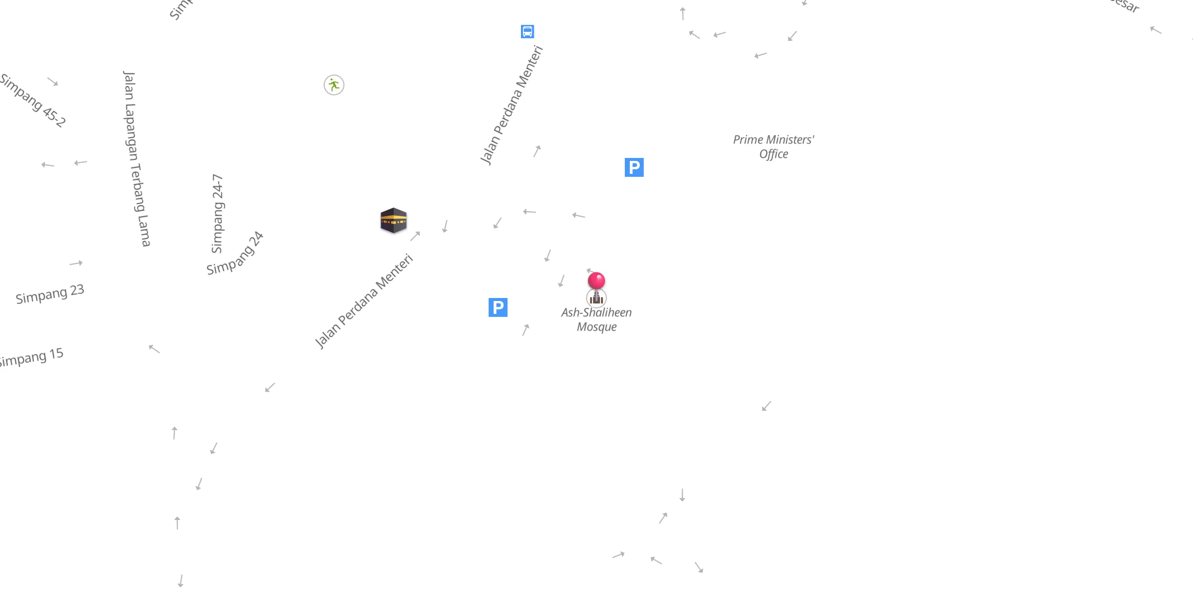 Carte de localisation : Masjid Ash-Shaliheen
