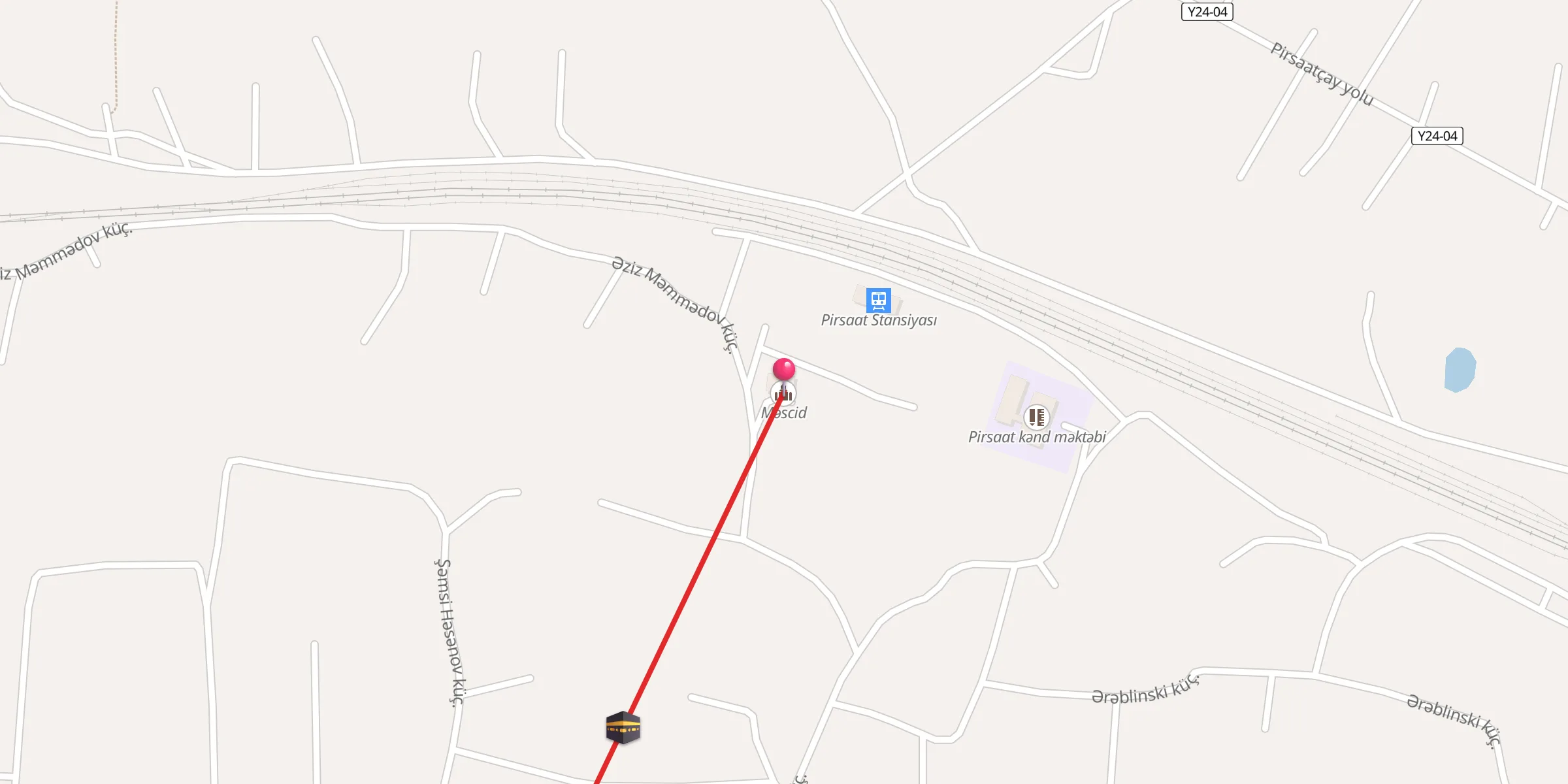 Carte de localisation : Məscid