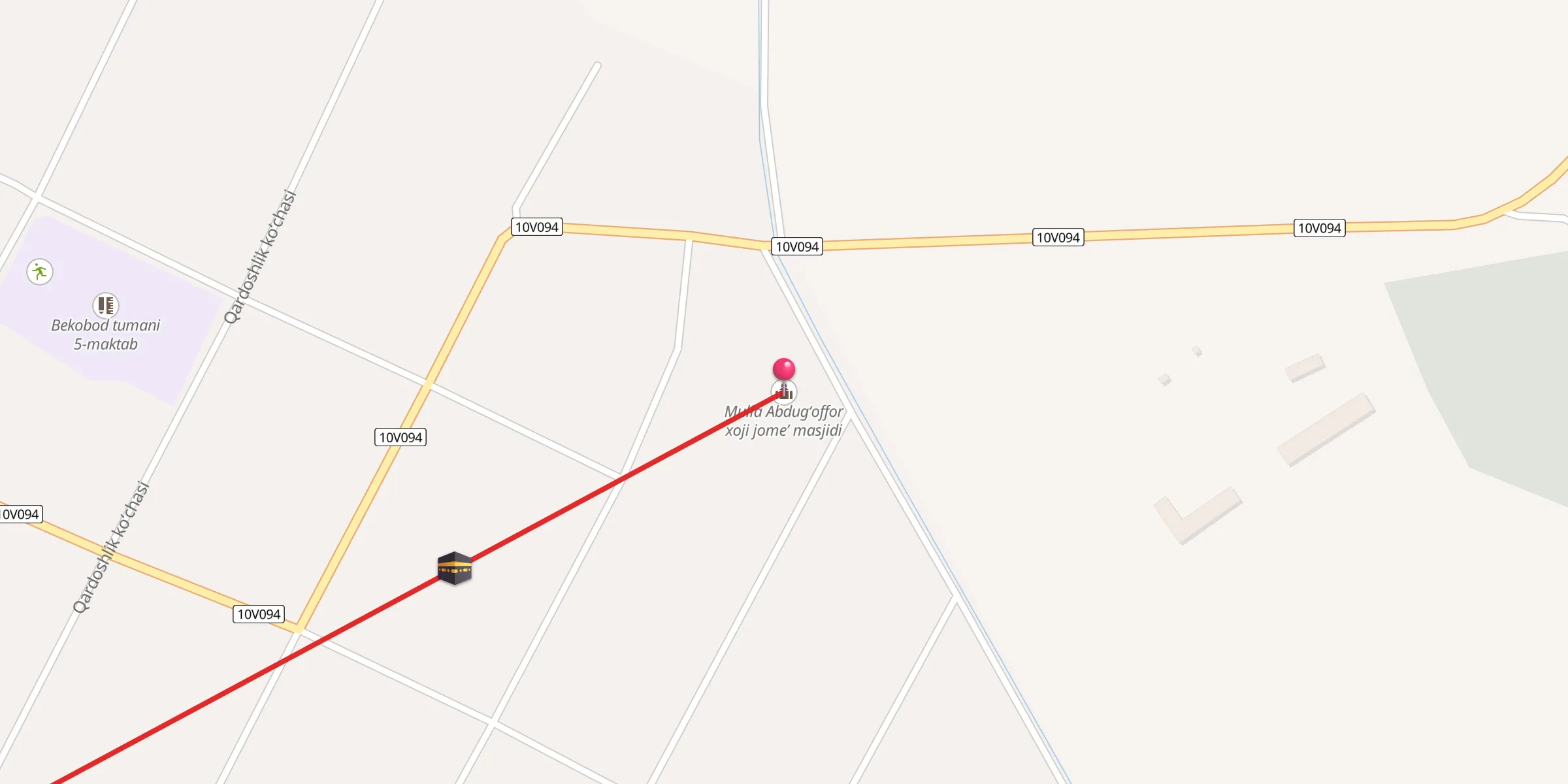 Carte de localisation : Mulla Abdug‘offor xoji jome’ masjidi