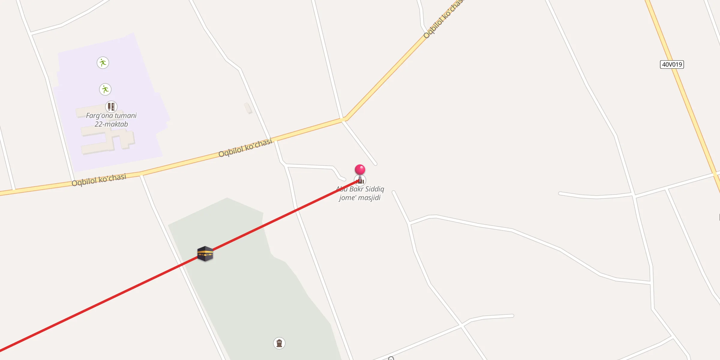 Carte de localisation : Abu Bakr Siddiq jome' masjidi