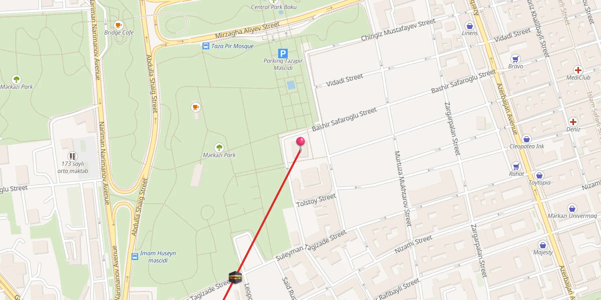 Carte de localisation : Taza Pir Mosque