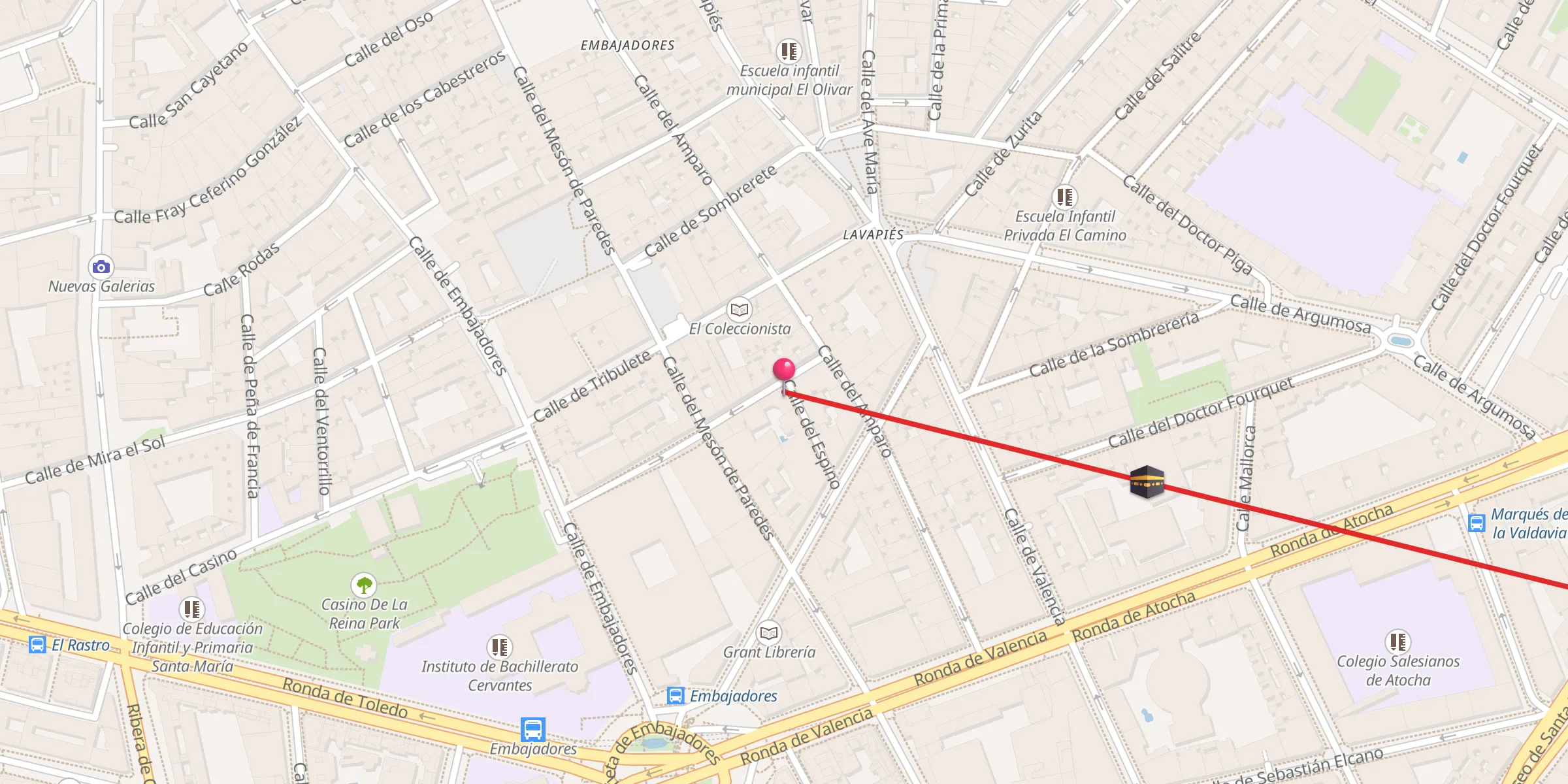 Carte de localisation : Baitul Mukarram