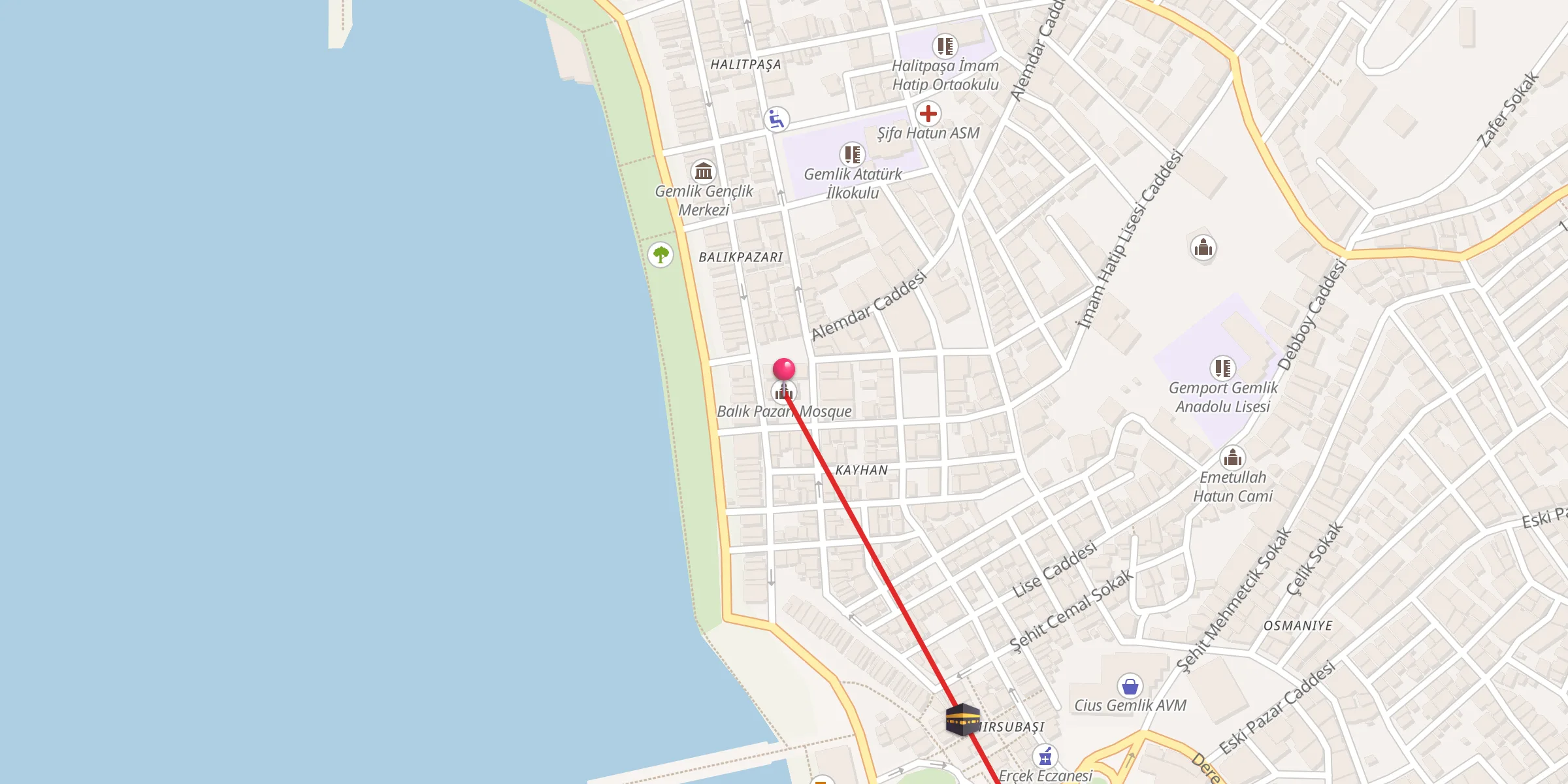 Carte de localisation : Balık Pazarı Yeni Cami