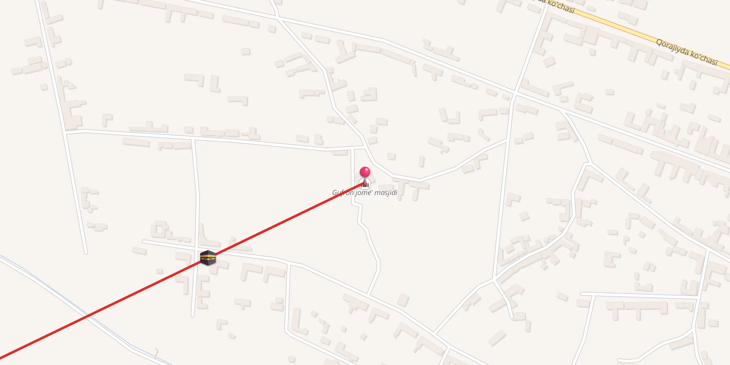 Carte de localisation : Gufron jome' masjidi