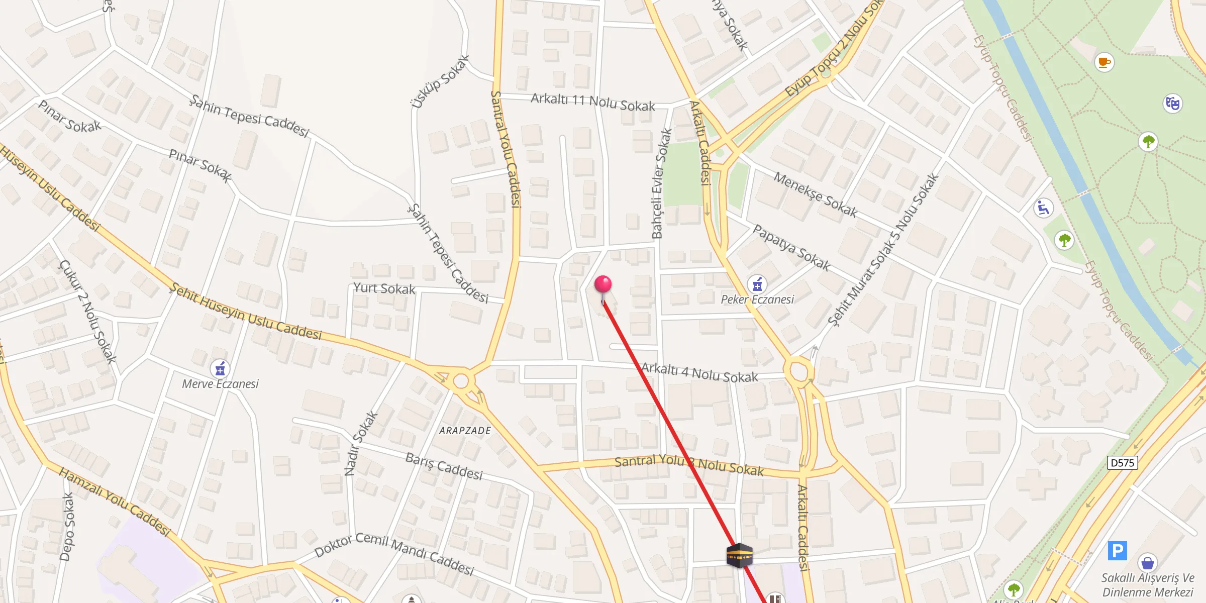 Carte de localisation : Muhammed-al Emin Camii