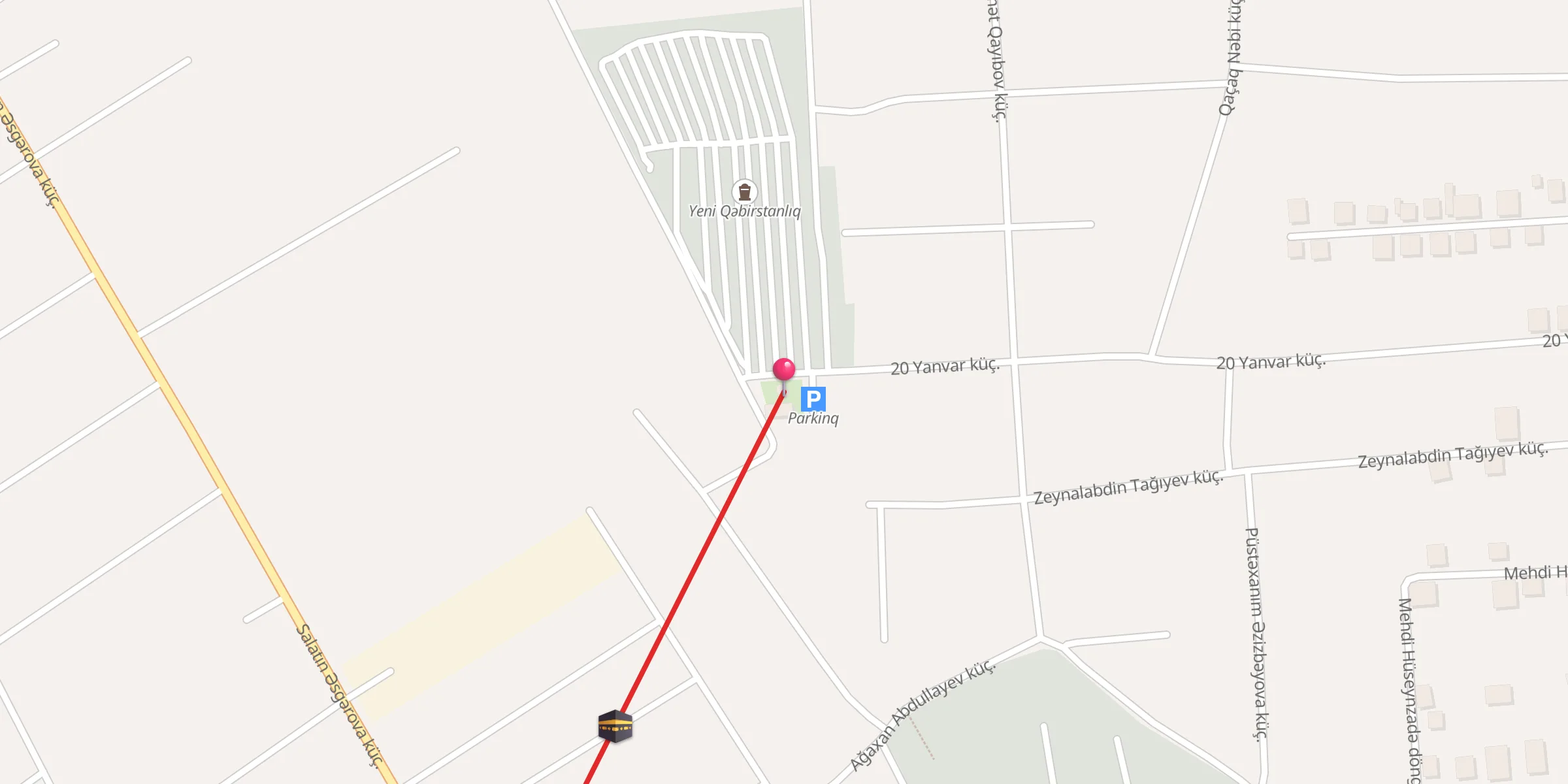 Carte de localisation : Məscid
