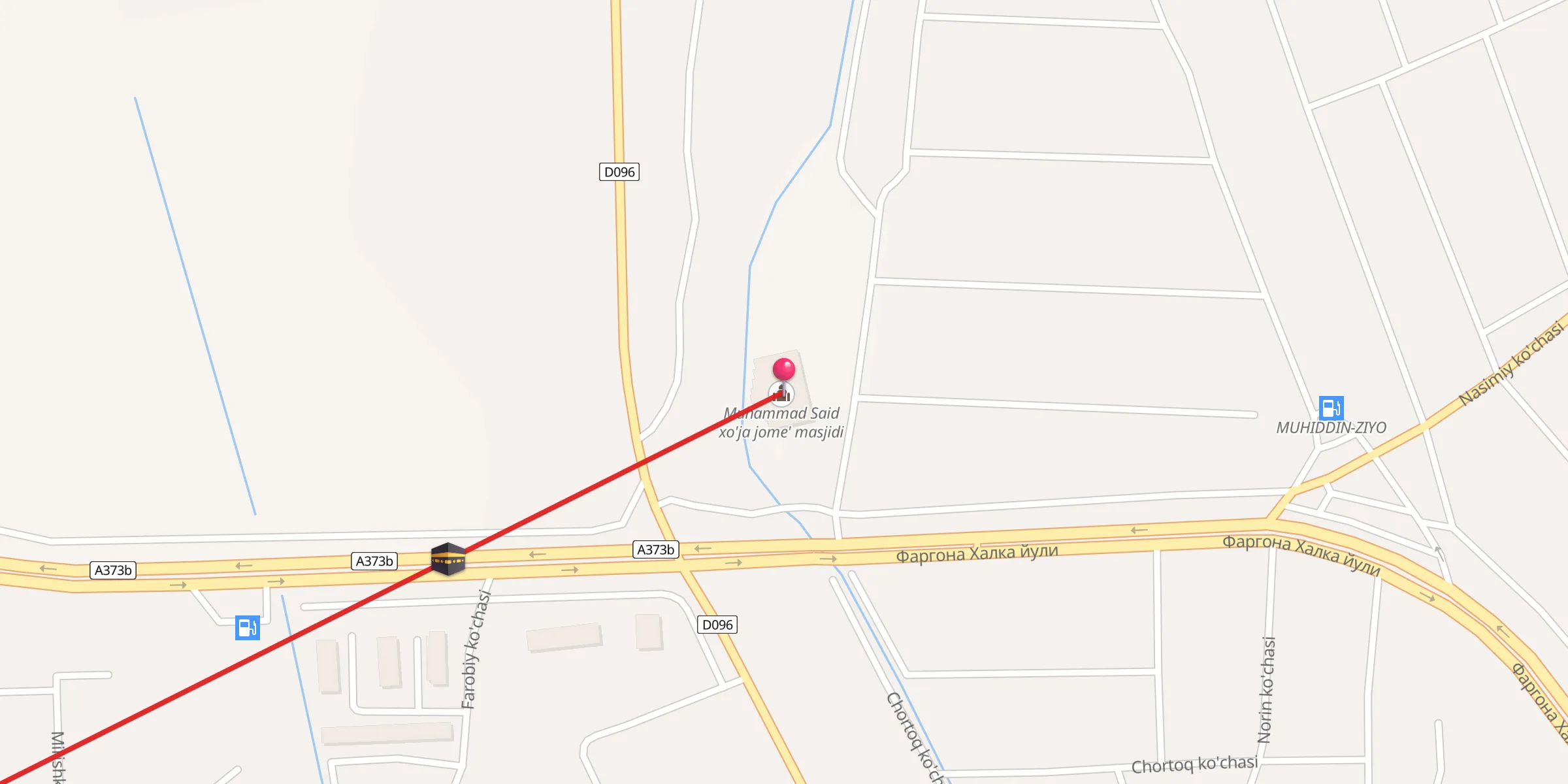 Carte de localisation : Muhammad Said xo'ja jome' masjidi