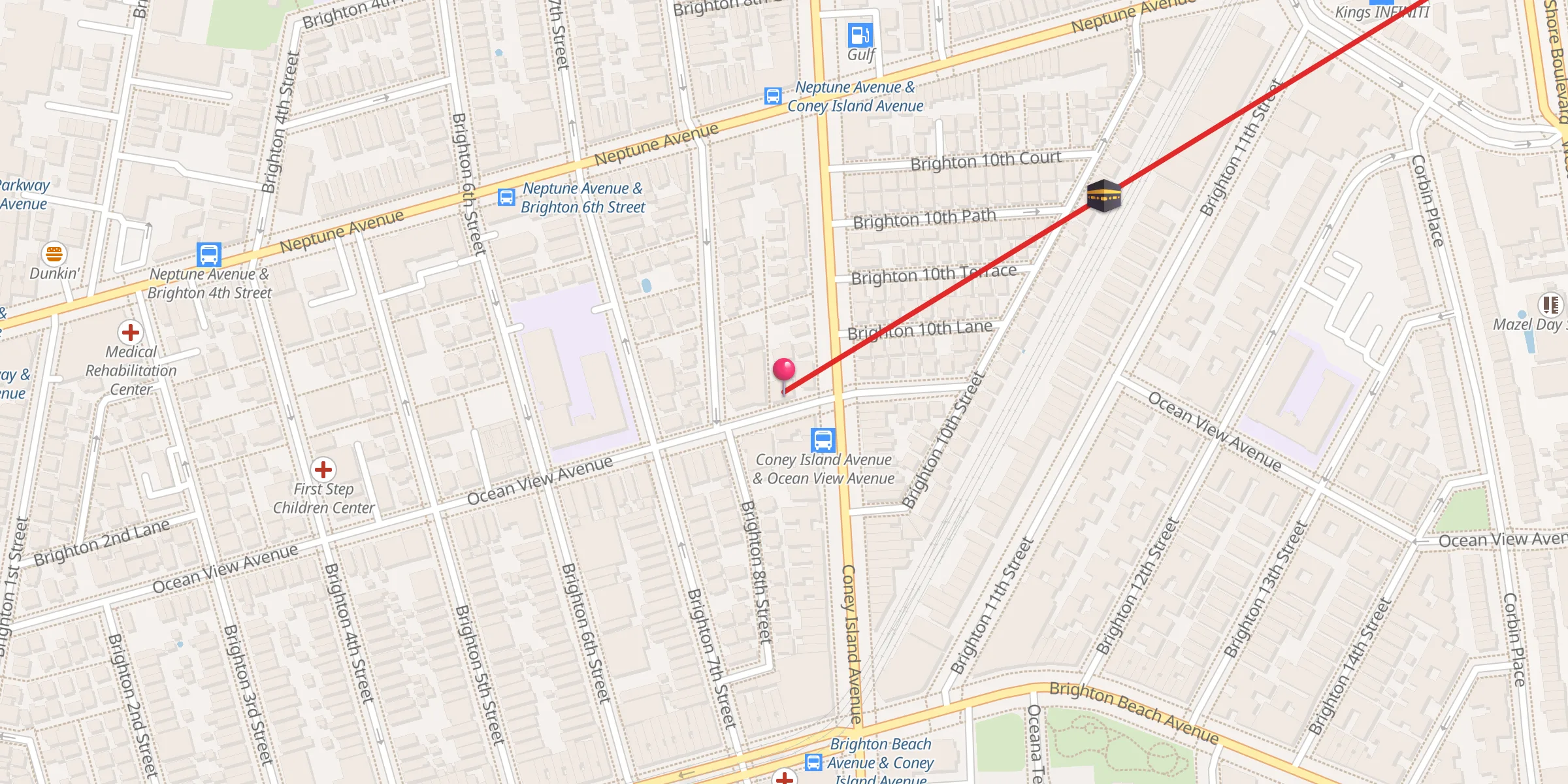 Carte de localisation : Al Mustafa Islamic Center Masjid
