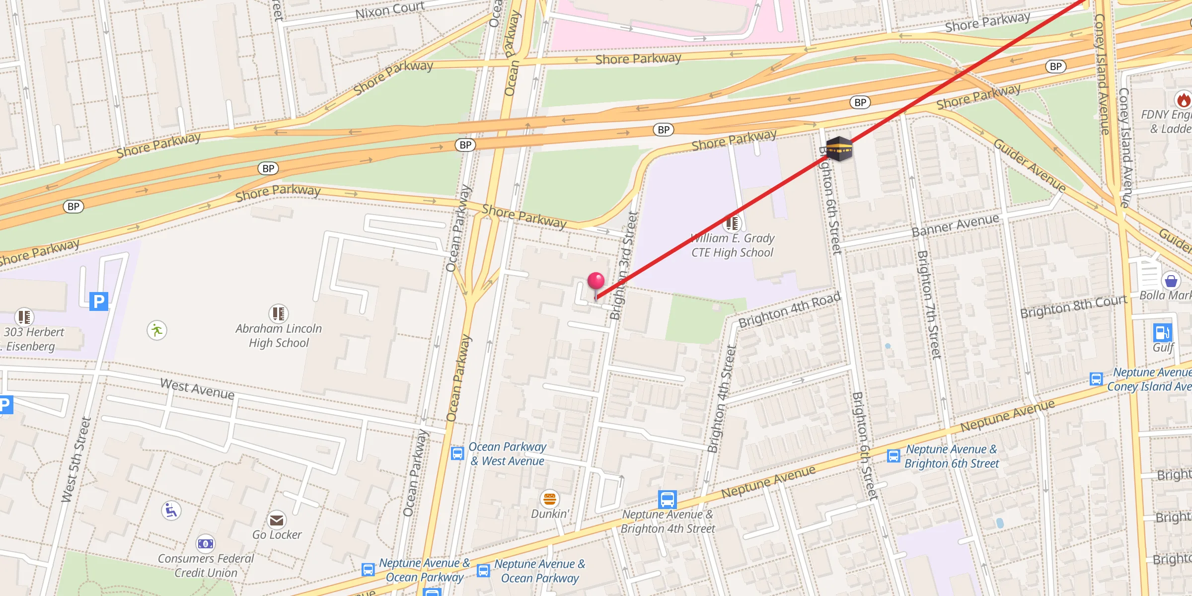 Carte de localisation : American Turkish Eyup Sultan Cultural Center