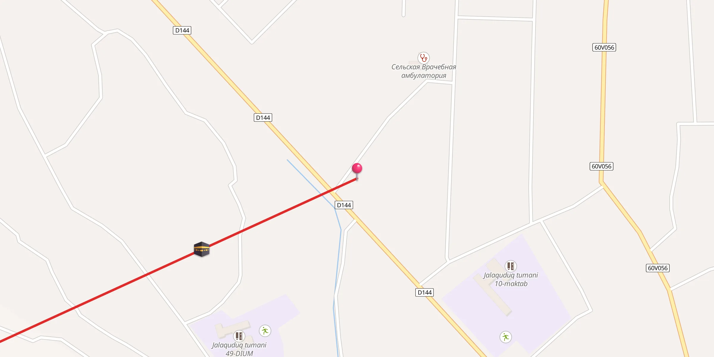 Carte de localisation : Roxiddin xoji jome' masjidi