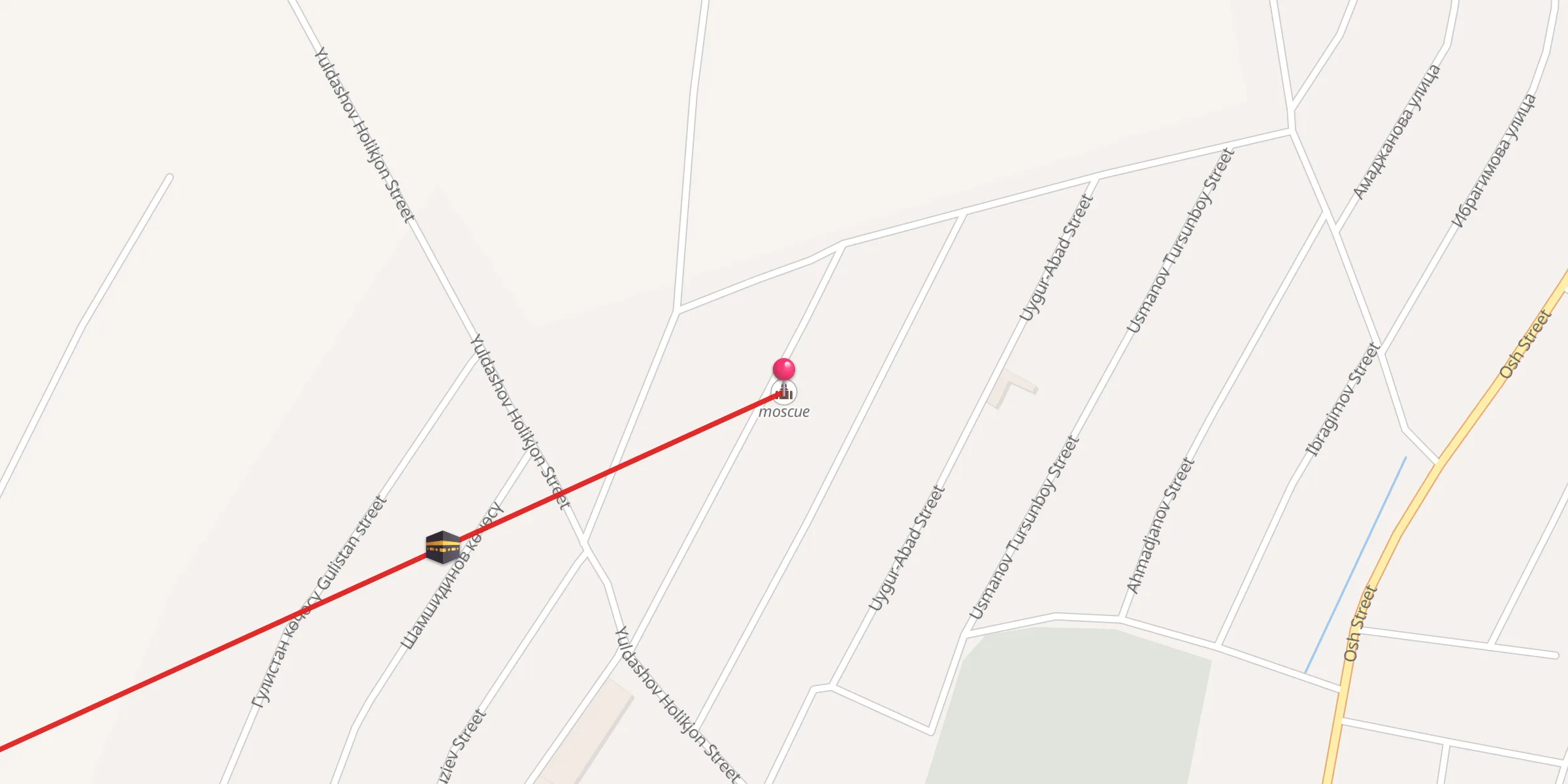 Carte de localisation : moscue