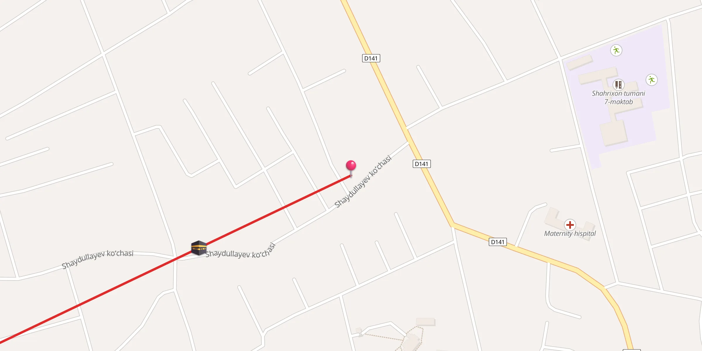 Carte de localisation : Boiston jome' masjidi