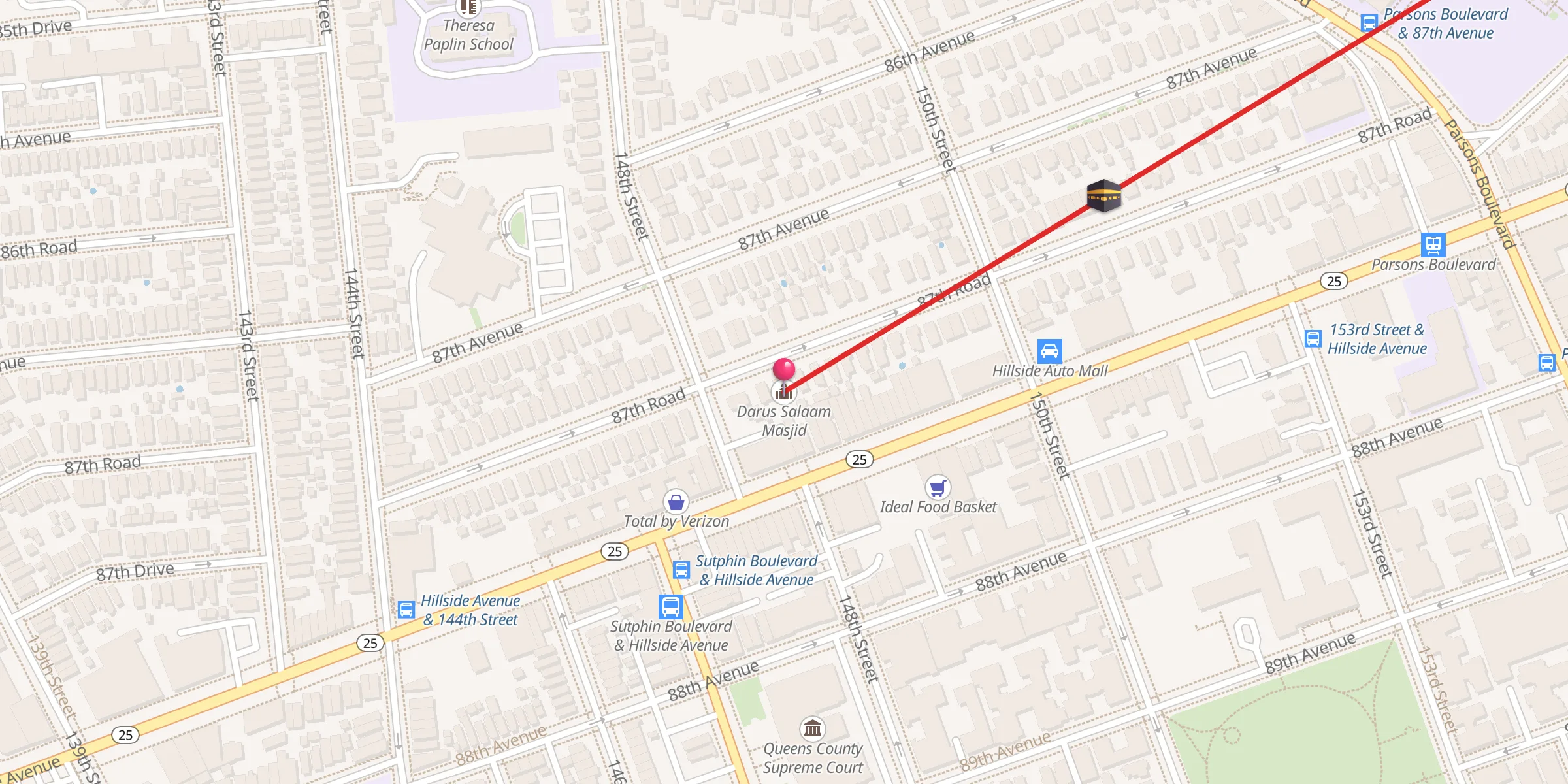 Carte de localisation : Darus Salaam Masjid