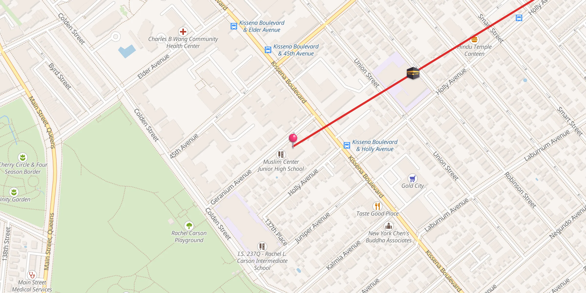 Carte de localisation : Muslim Center of New York