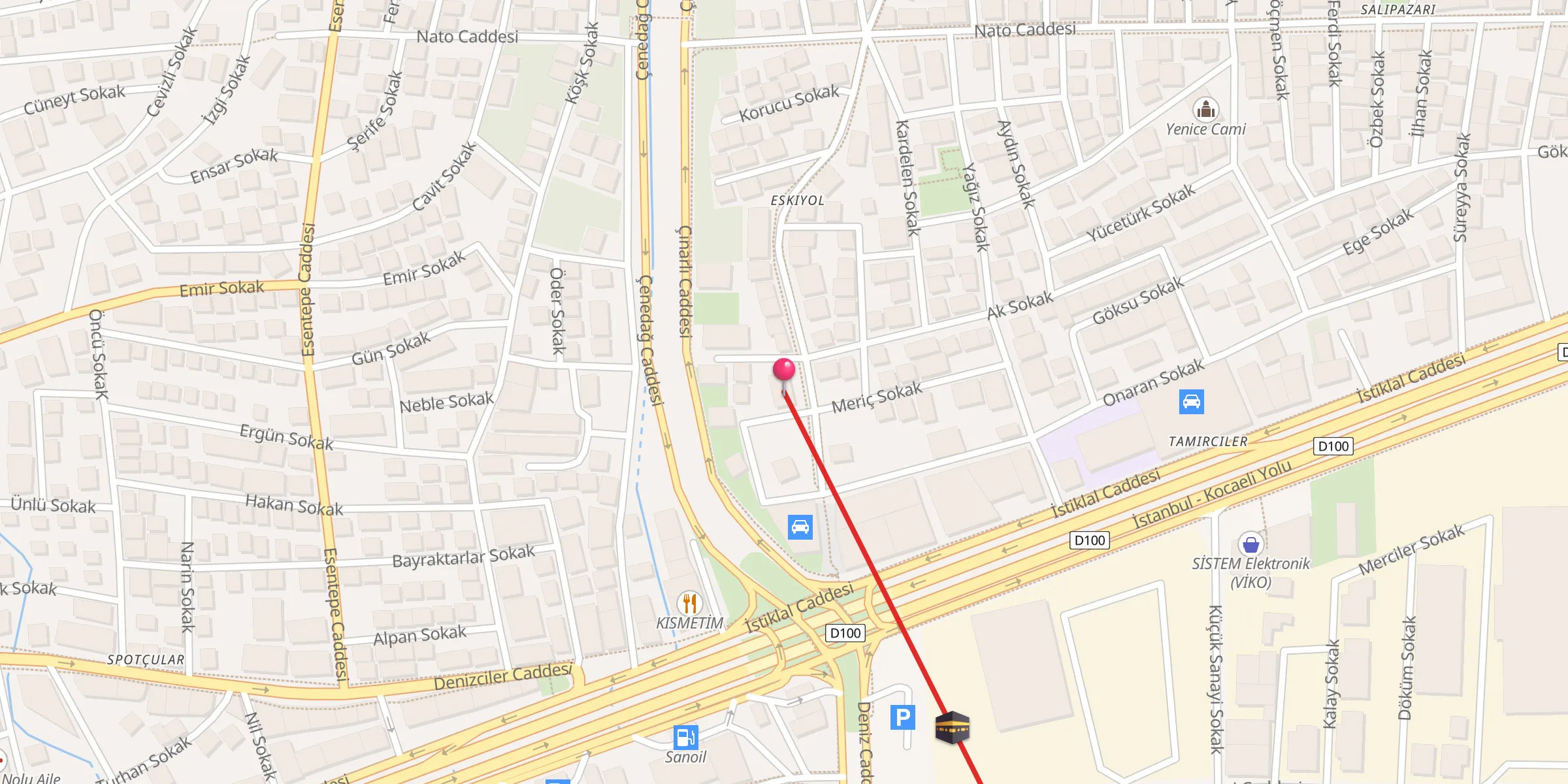 Carte de localisation : Eskiyol İmaret Cami