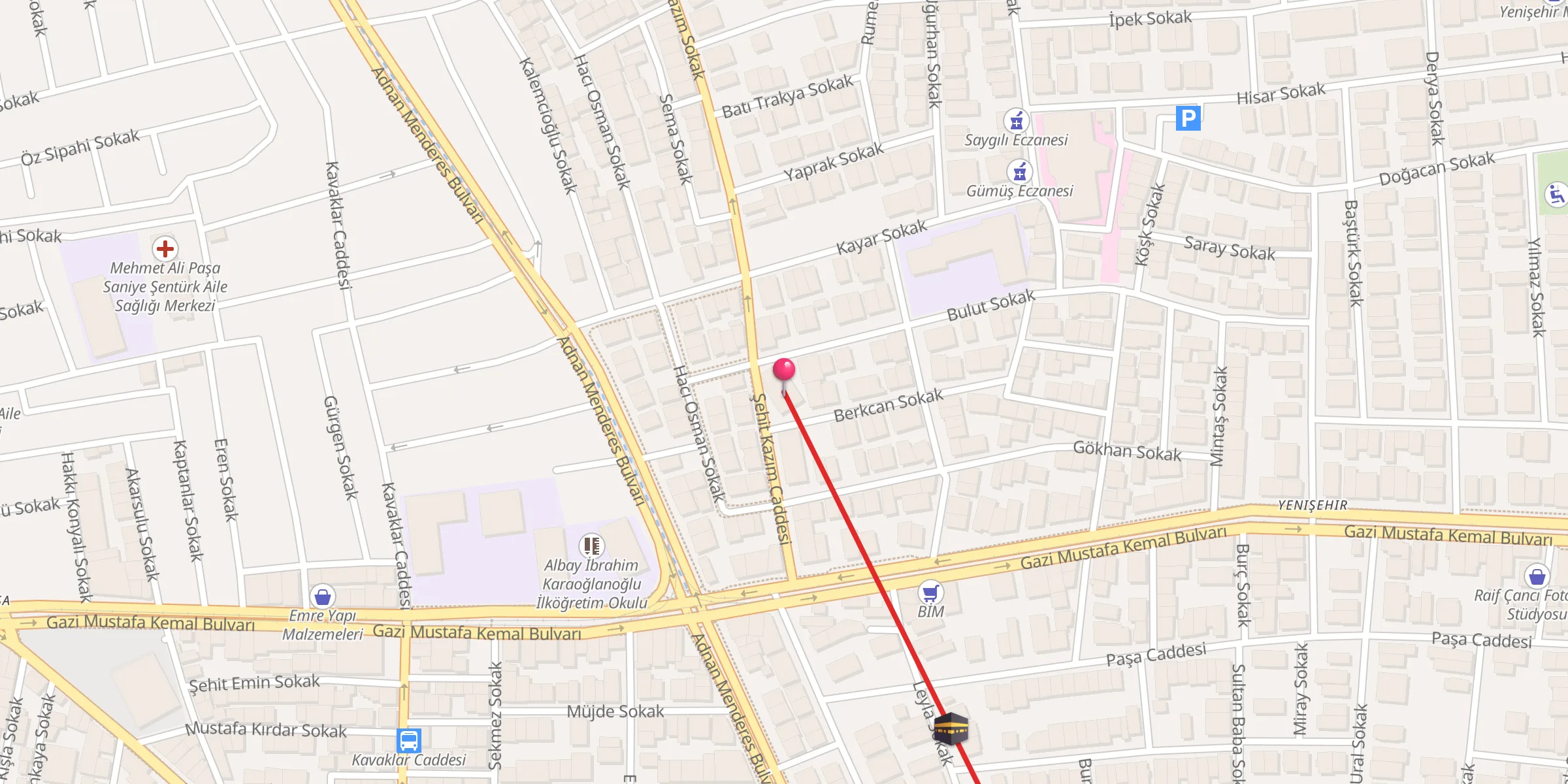 Carte de localisation : Hasan Ağa Camii