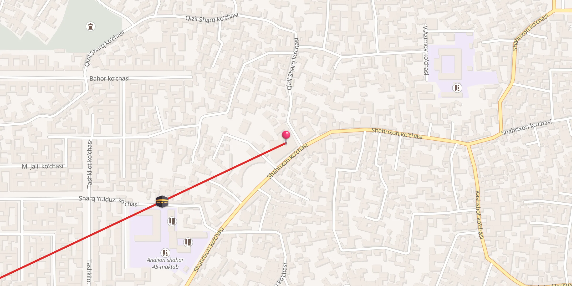 Carte de localisation : Xoliqberdiboy jome' masjidi