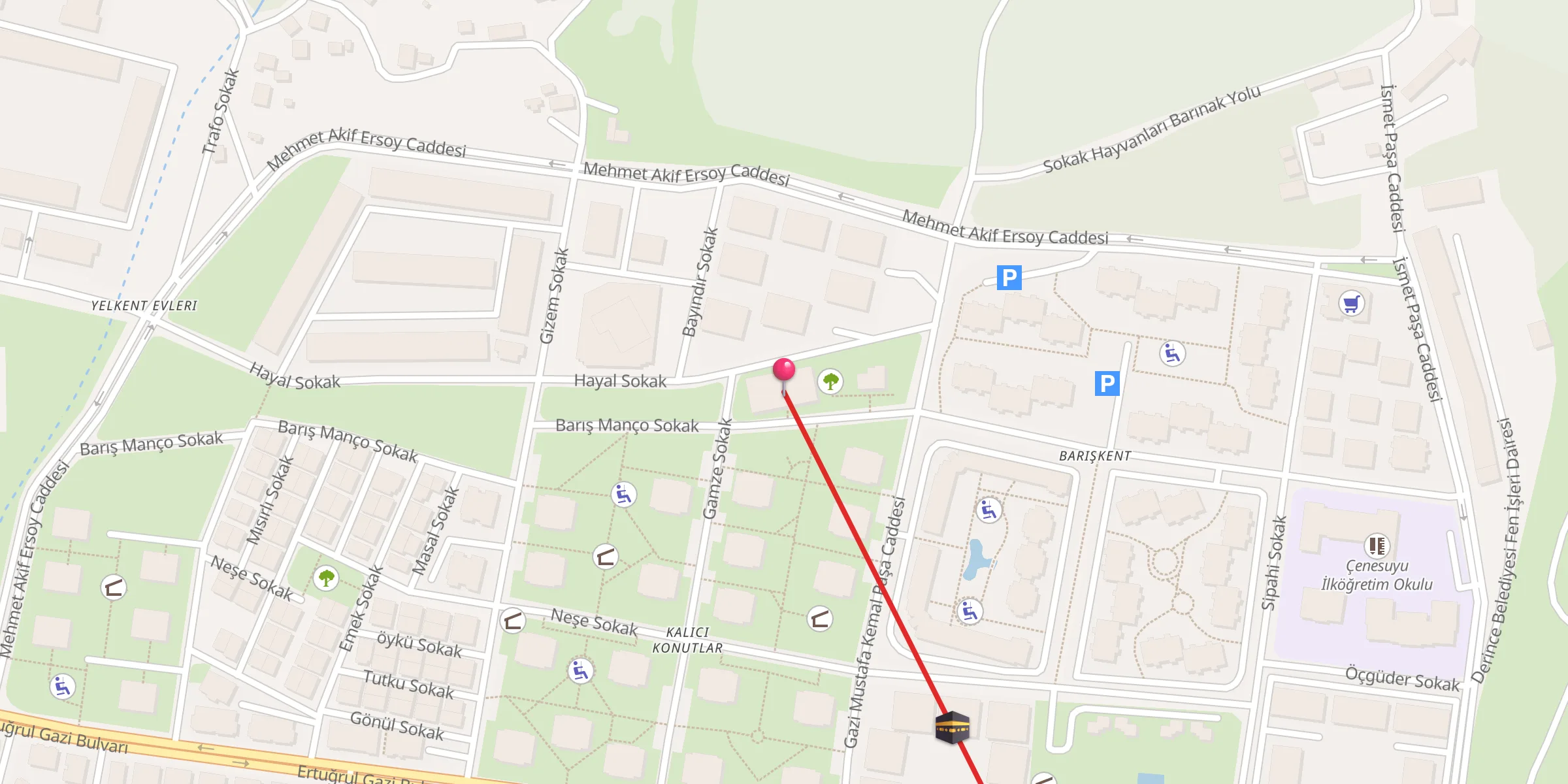 Carte de localisation : Derince İmam Zeynel Abidin Cemevi