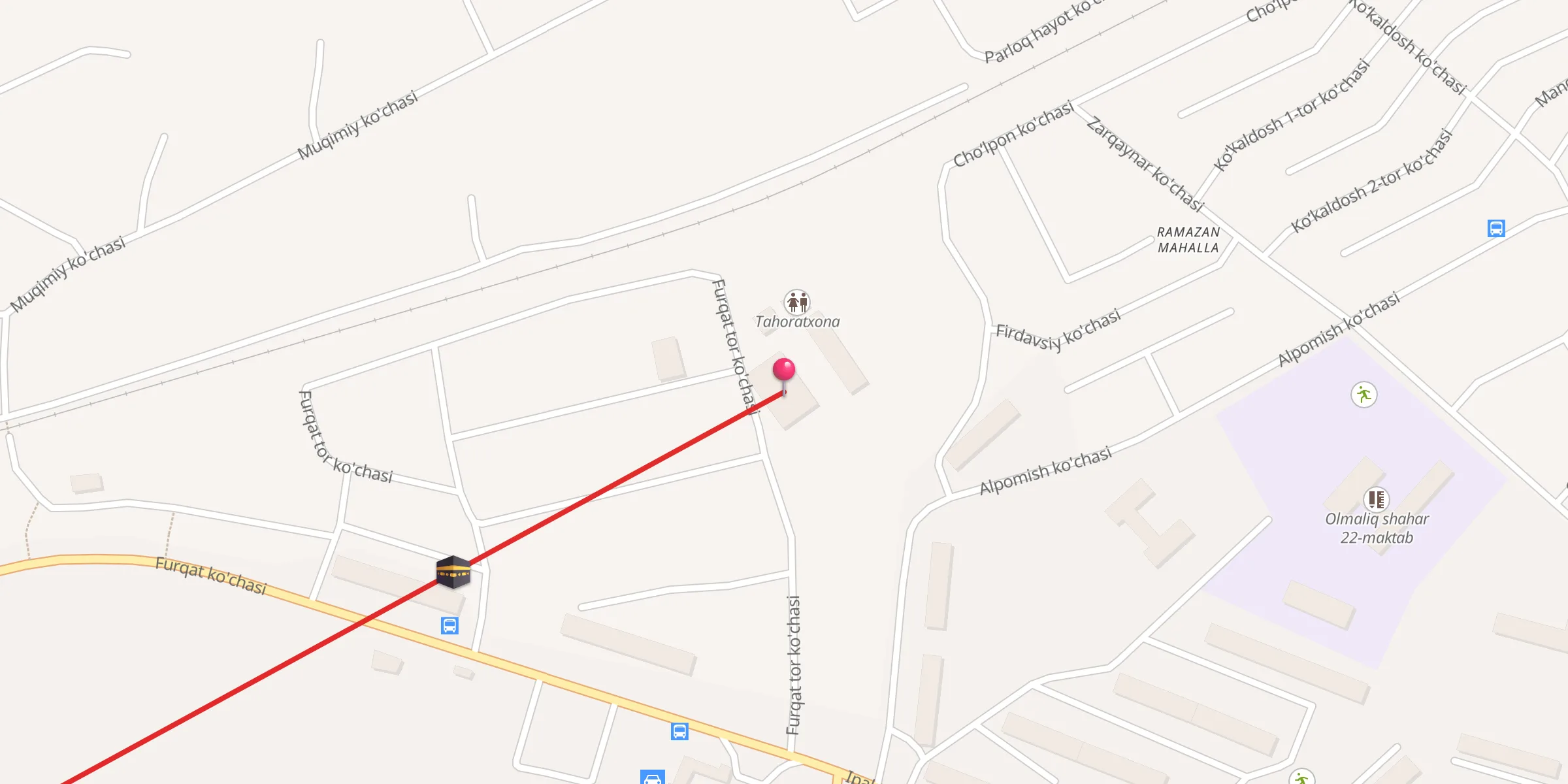 Carte de localisation : Ramazoni Sharif jom`e masjidi