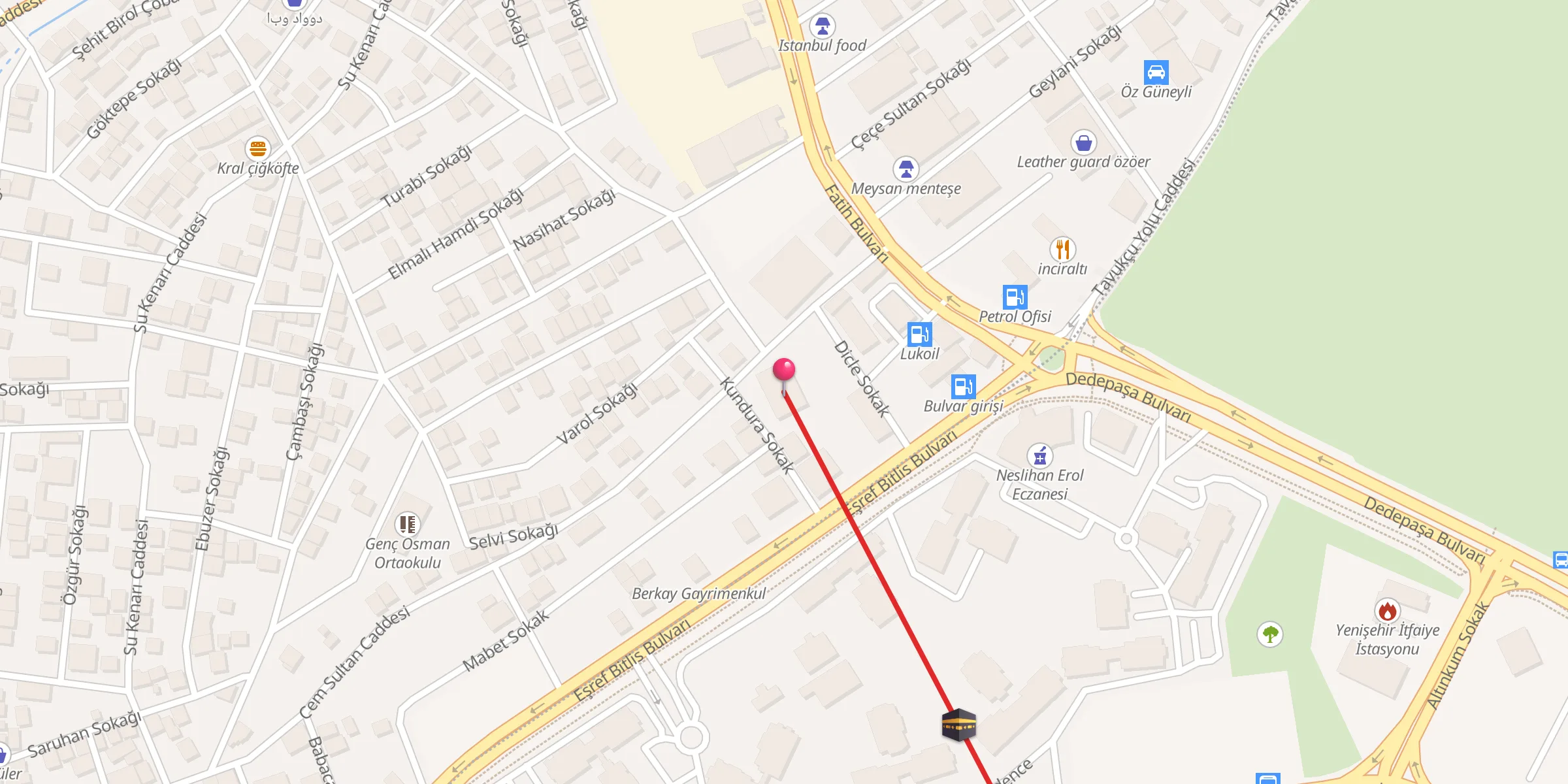 Carte de localisation : Cem Sultan Camii