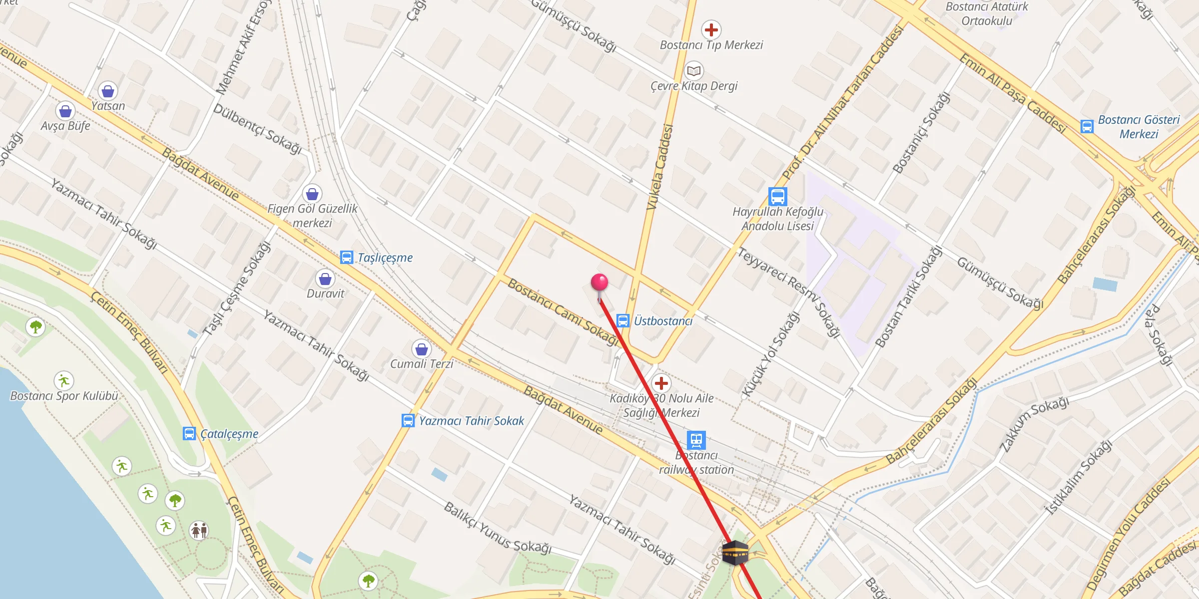 Carte de localisation : Bostancı Kuloğlu Cami