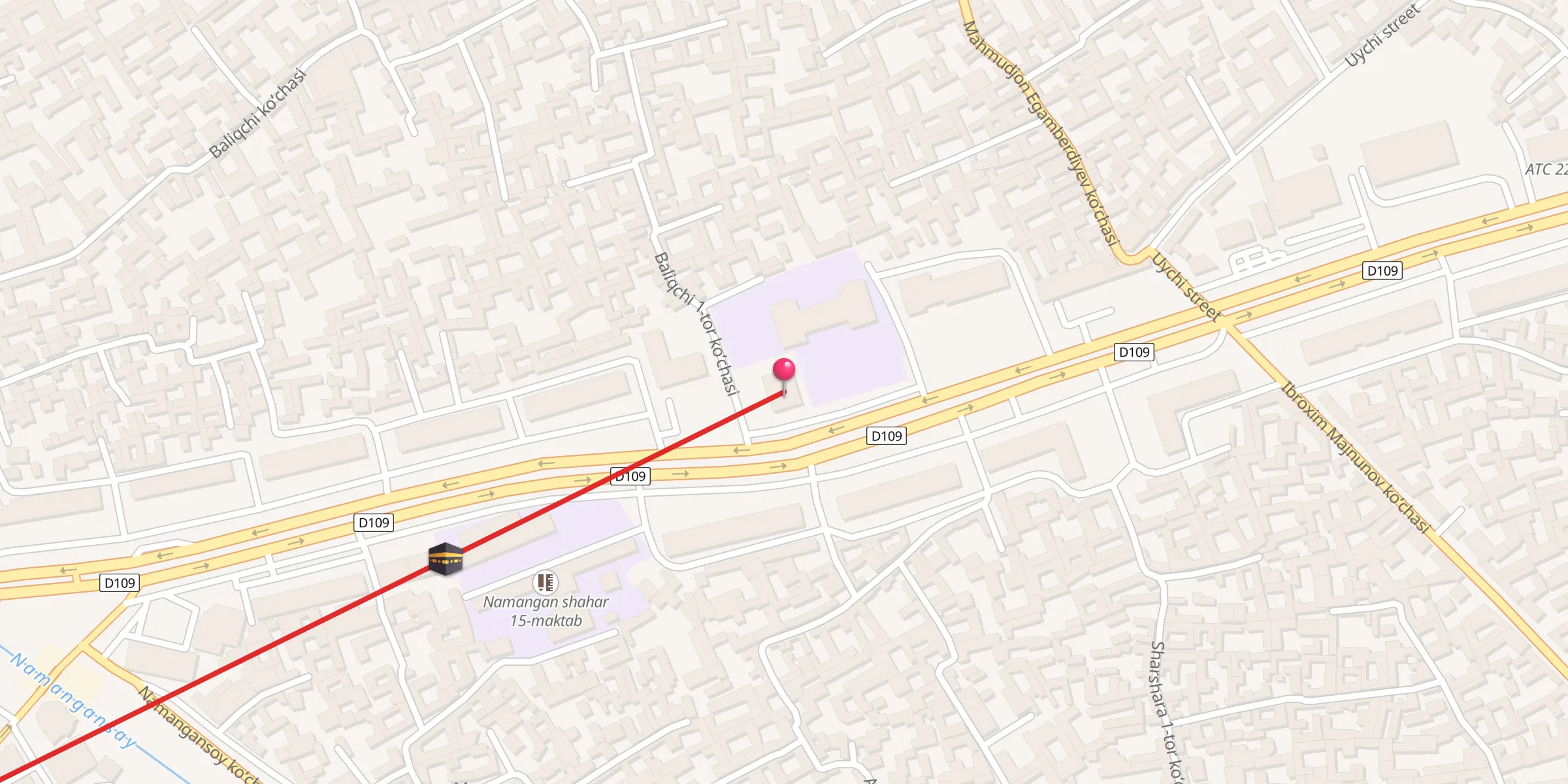 Carte de localisation : Otavalixon jome’ masjidi