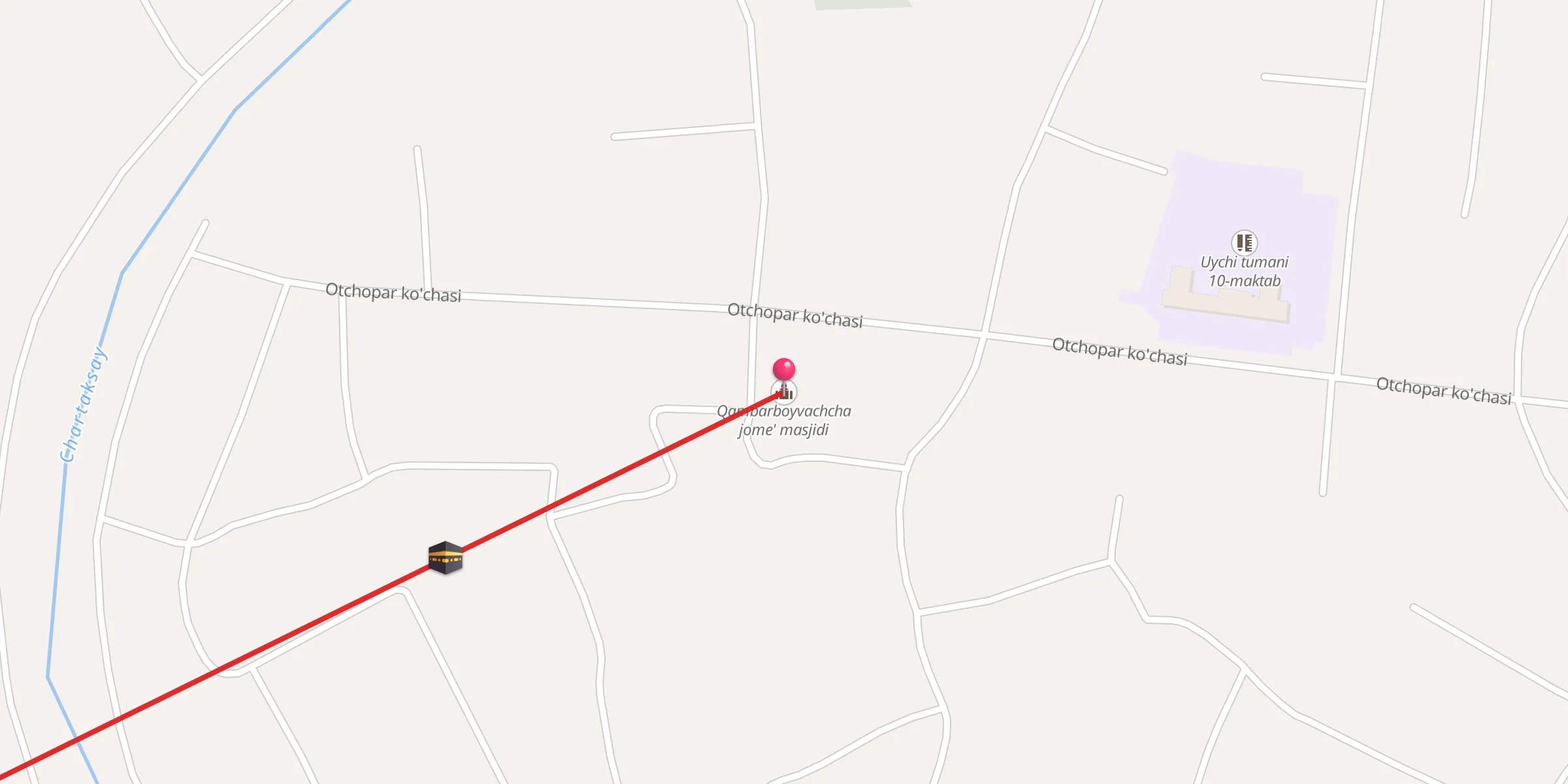 Carte de localisation : Qambarboyvachcha jome' masjidi