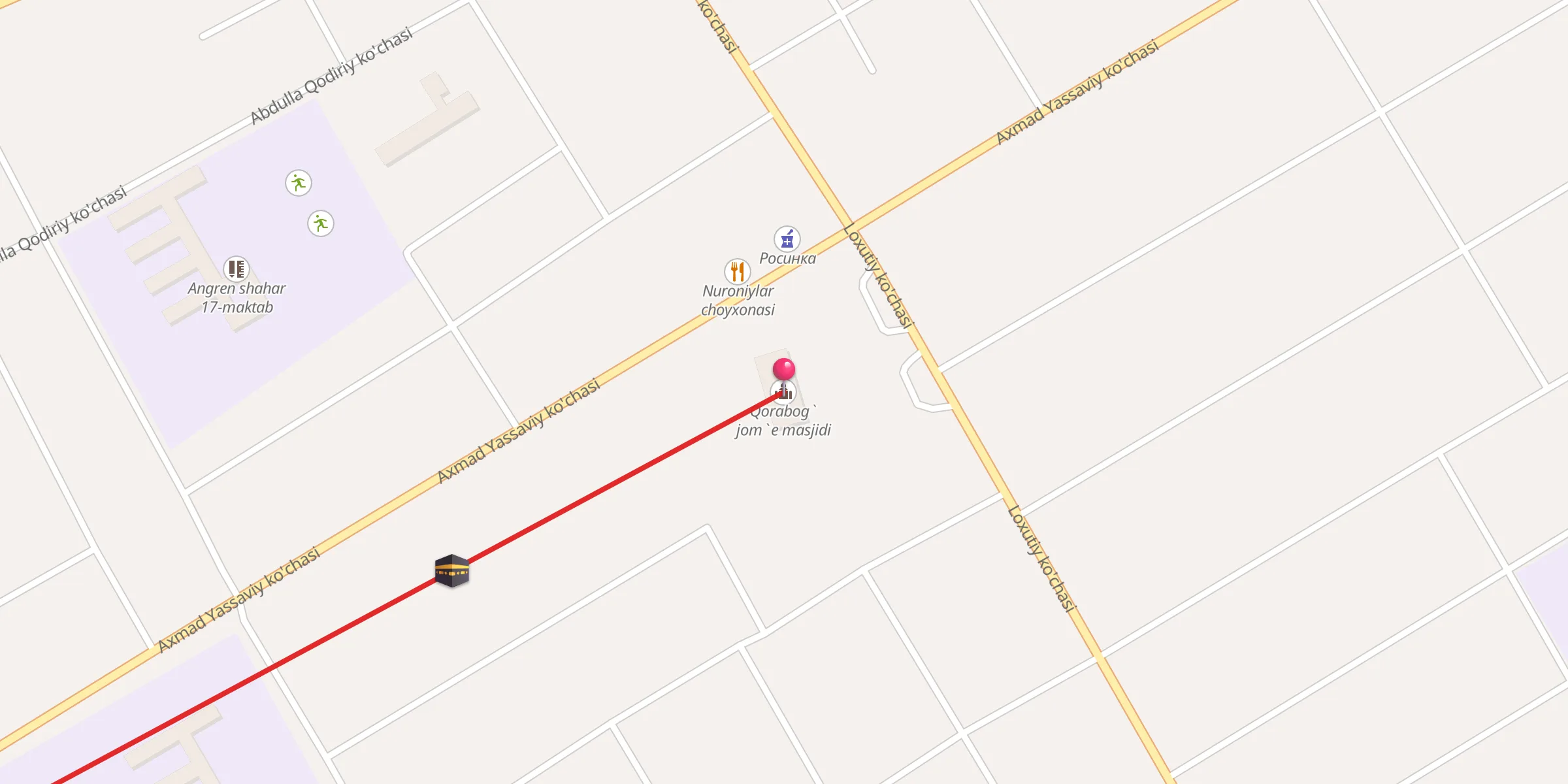 Carte de localisation : Qorabog` jom`e masjidi