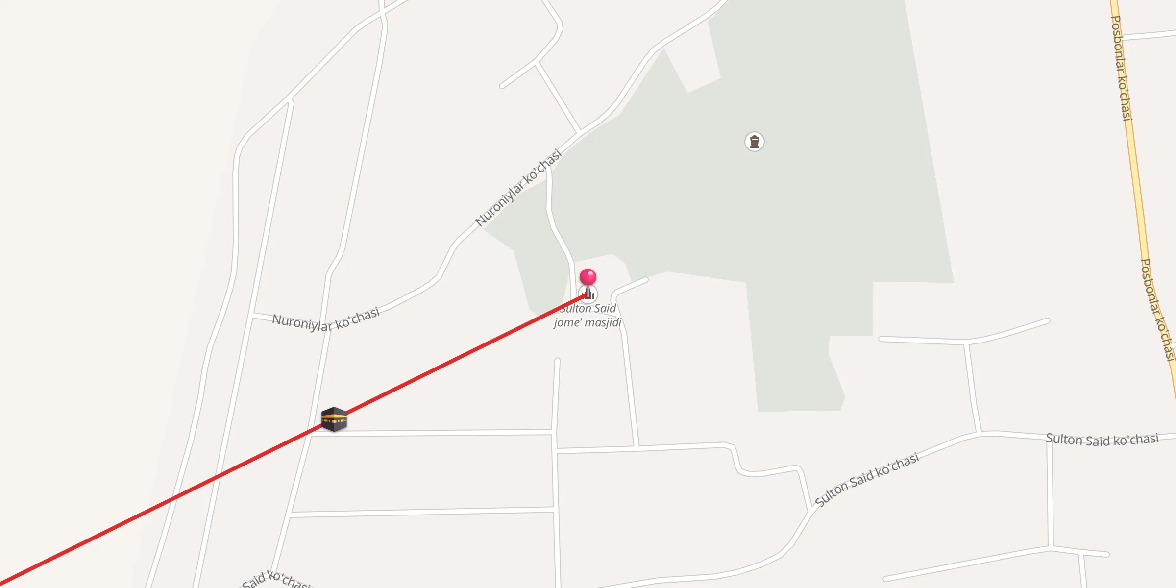 Carte de localisation : Sulton Said jome' masjidi
