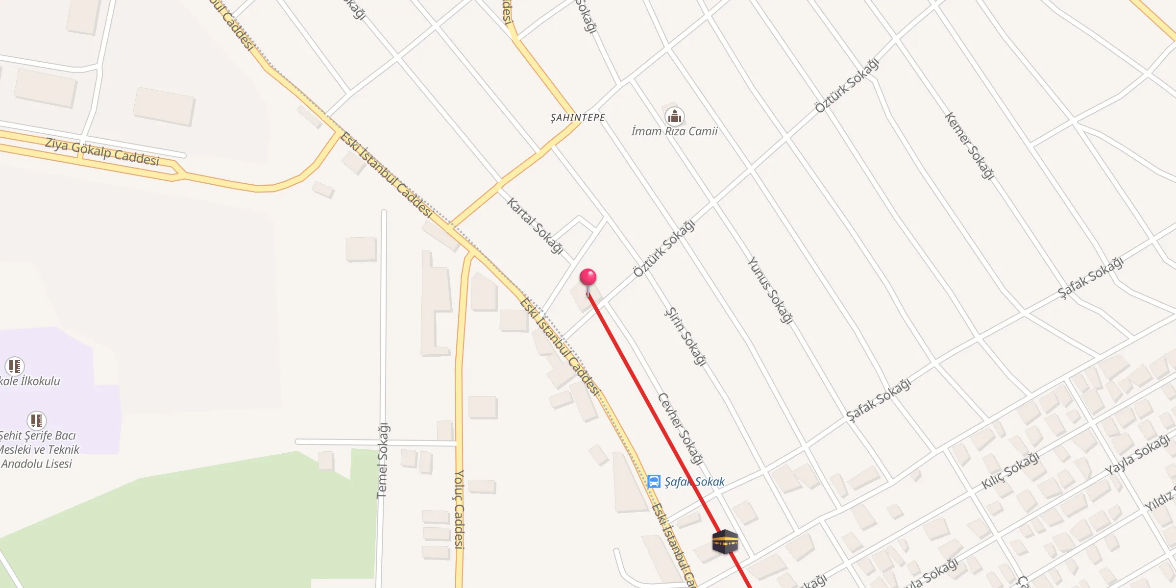 Carte de localisation : Hacı Ahmet Merkez Camiİ
