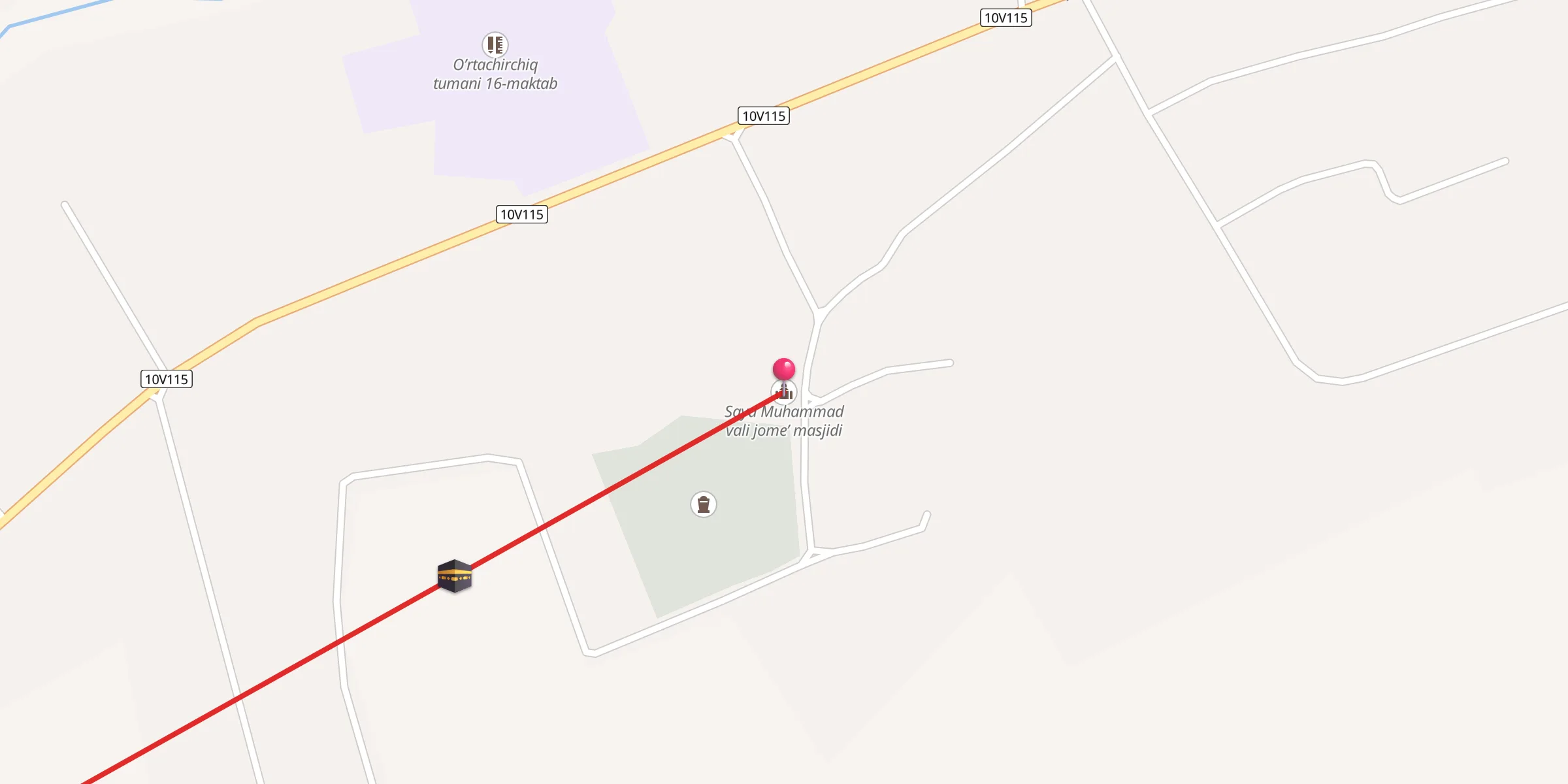 Carte de localisation : Sayd Muhammad vali jome’ masjidi