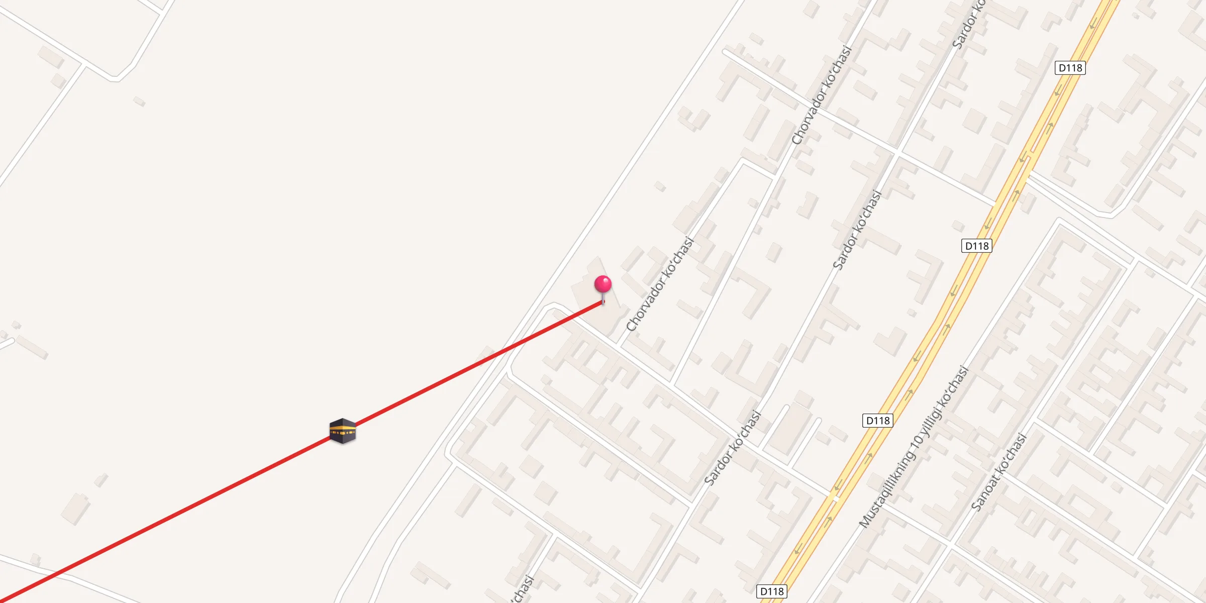 Carte de localisation : Said Sobitxon jome' masjidi