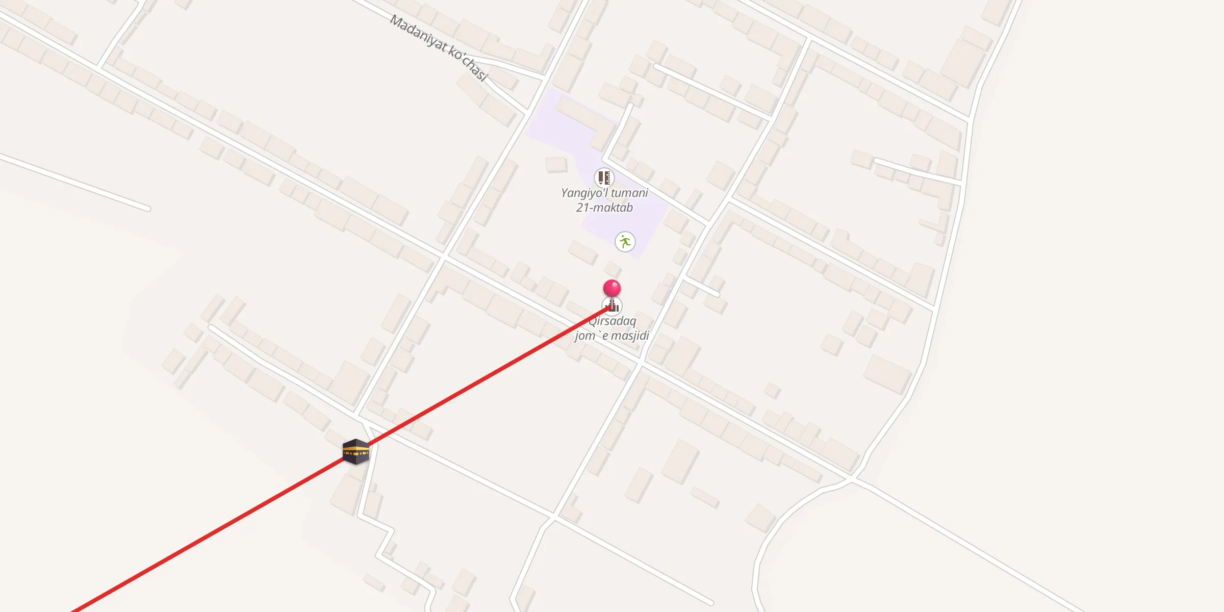 Carte de localisation : Qirsadaq jom`e masjidi