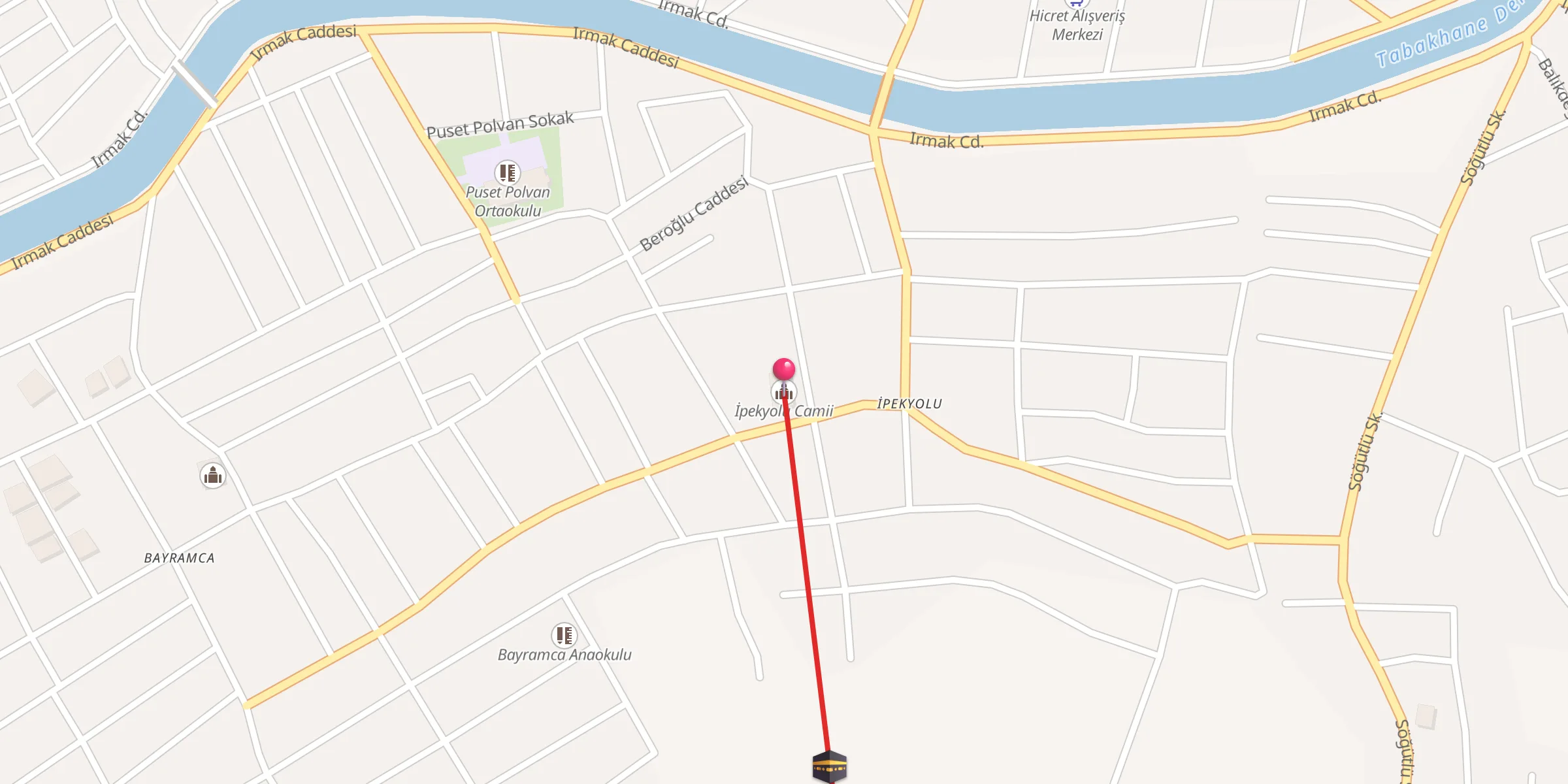 Carte de localisation : İpekyolu Camii