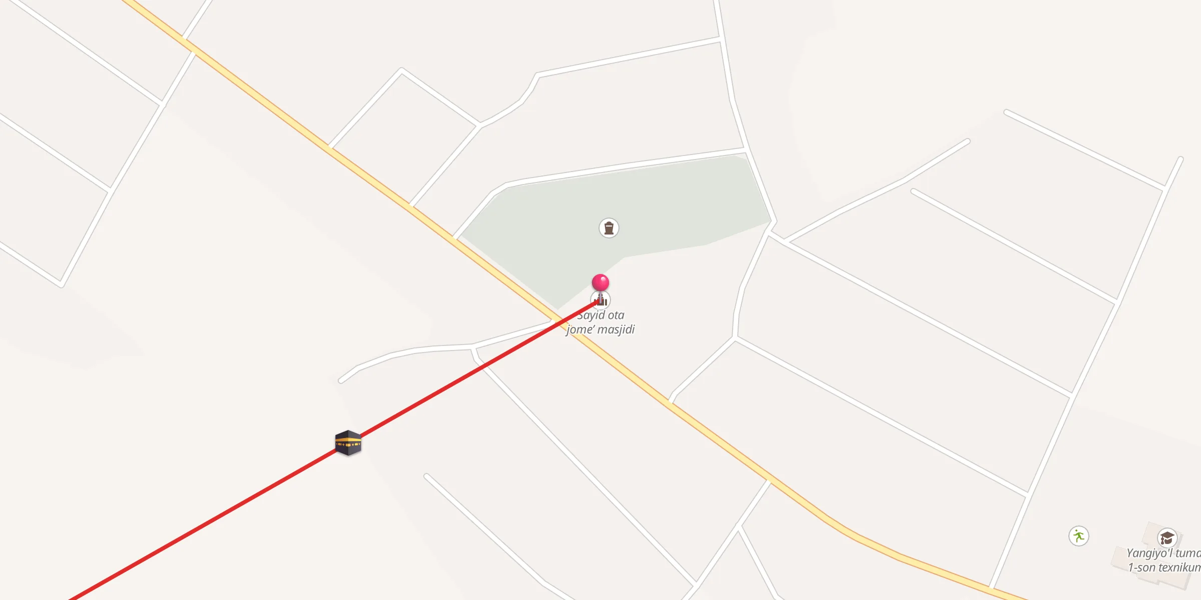 Carte de localisation : Sayid ota jome’ masjidi