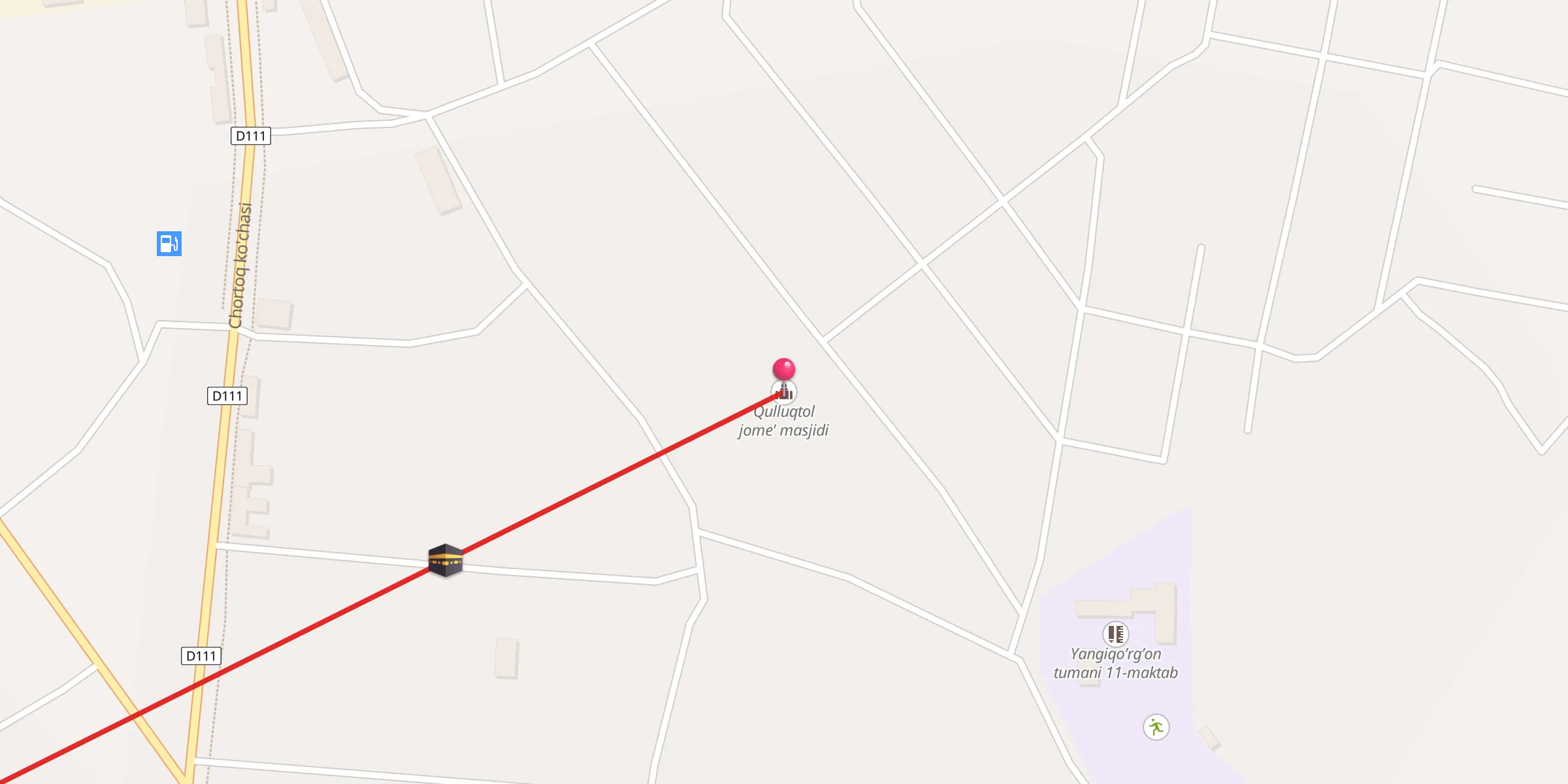 Carte de localisation : Qulluqtol jome' masjidi