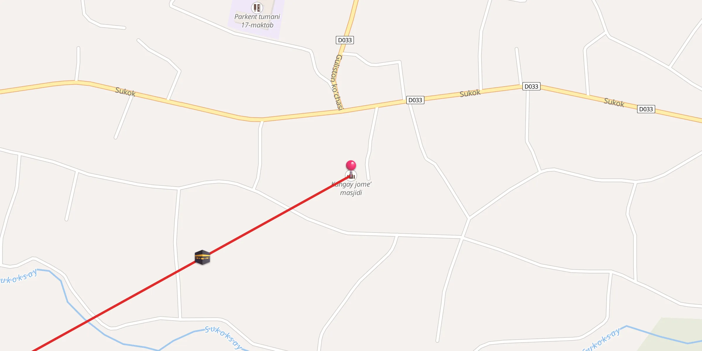 Carte de localisation : Kungay jome’ masjidi