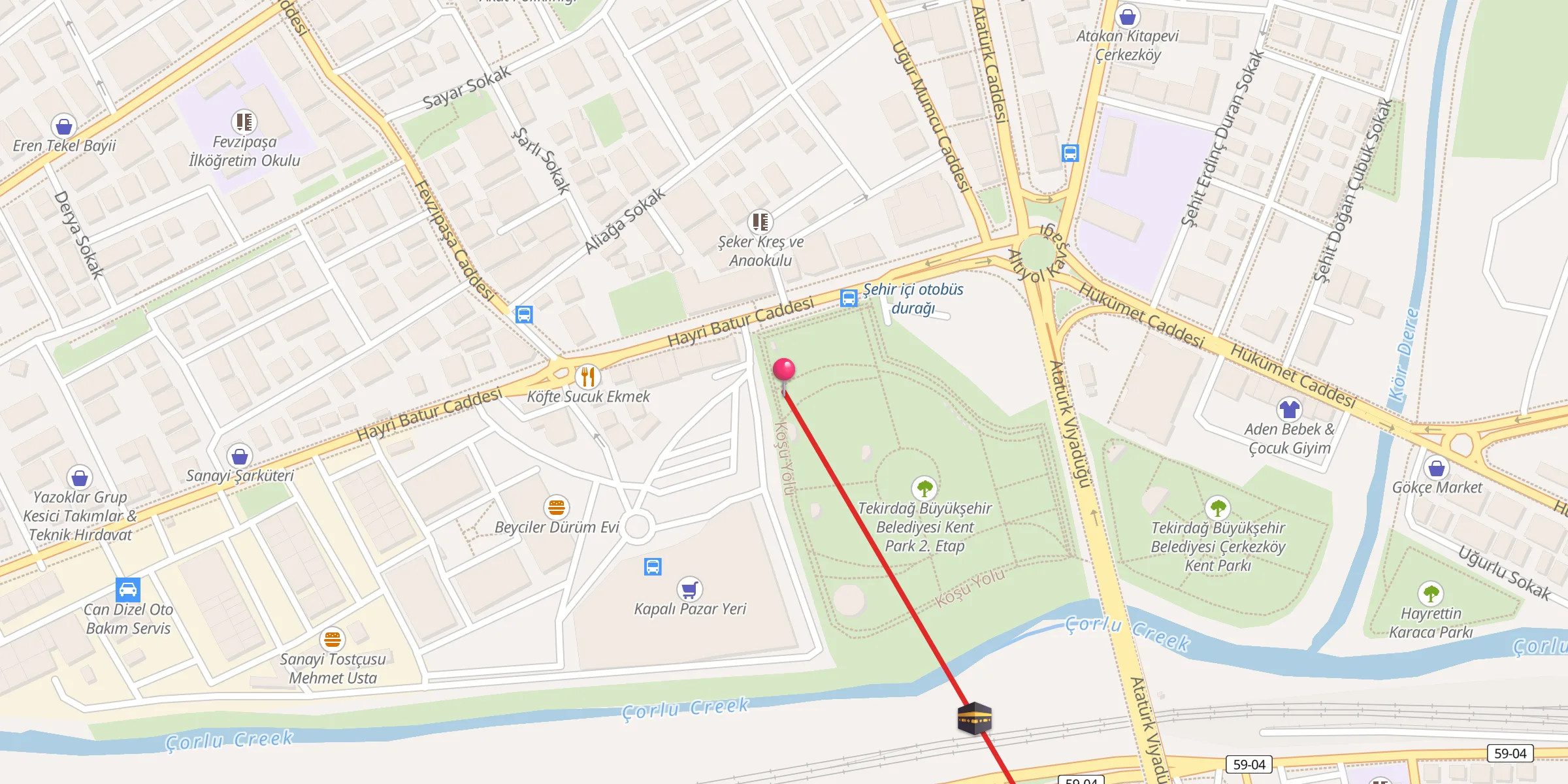 Carte de localisation : Mescit