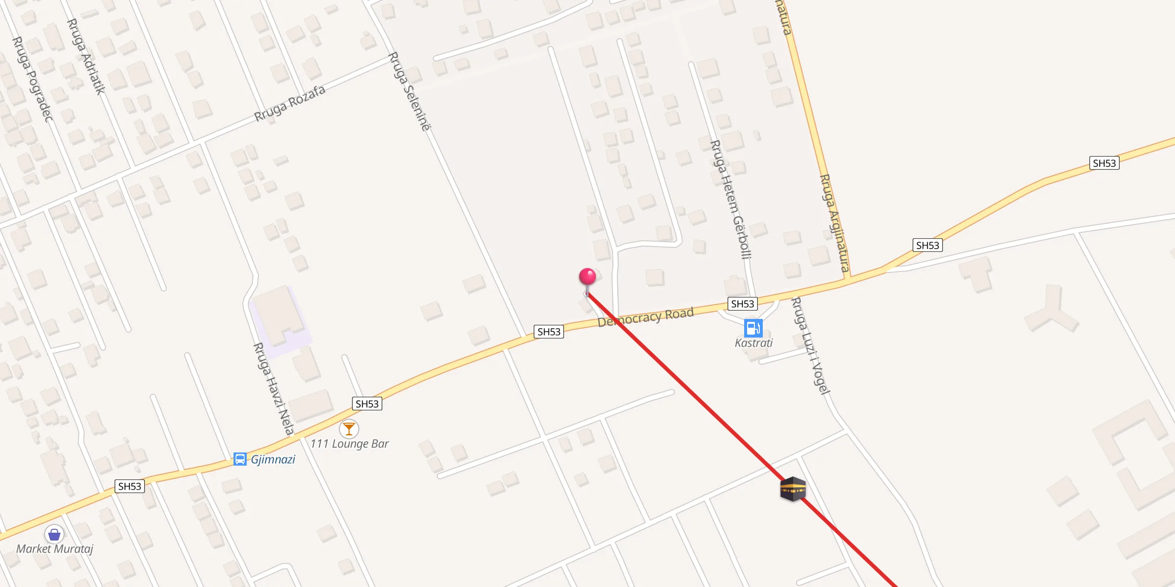 Carte de localisation : Shejh Bin Baz