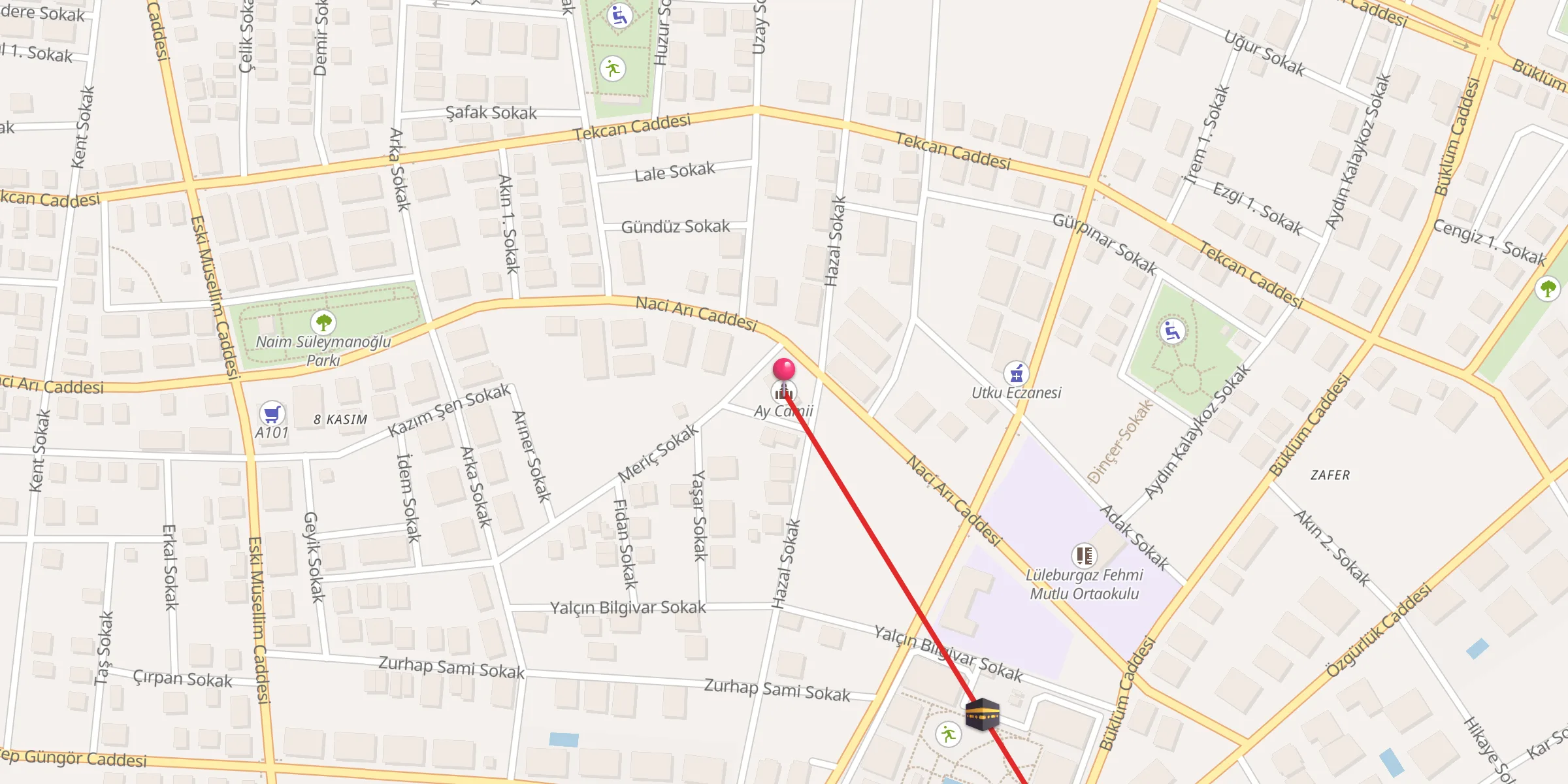 Carte de localisation : Ay Camii